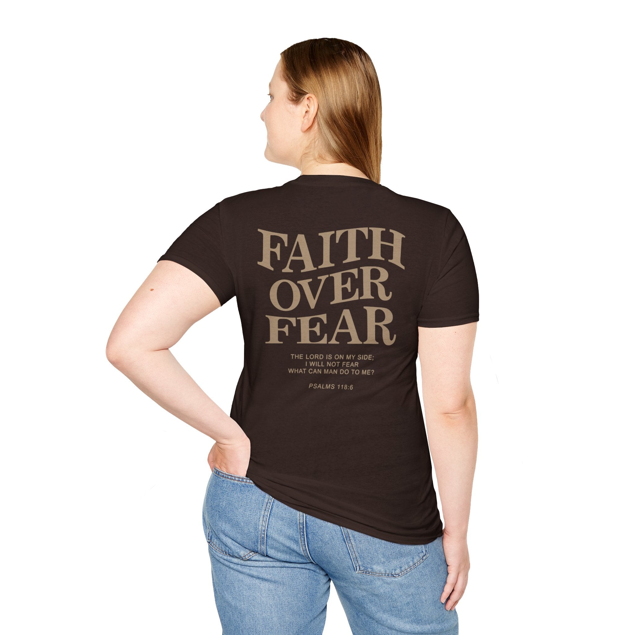 Faith Over Fear T-Shirt — Inspirational Christian Tee