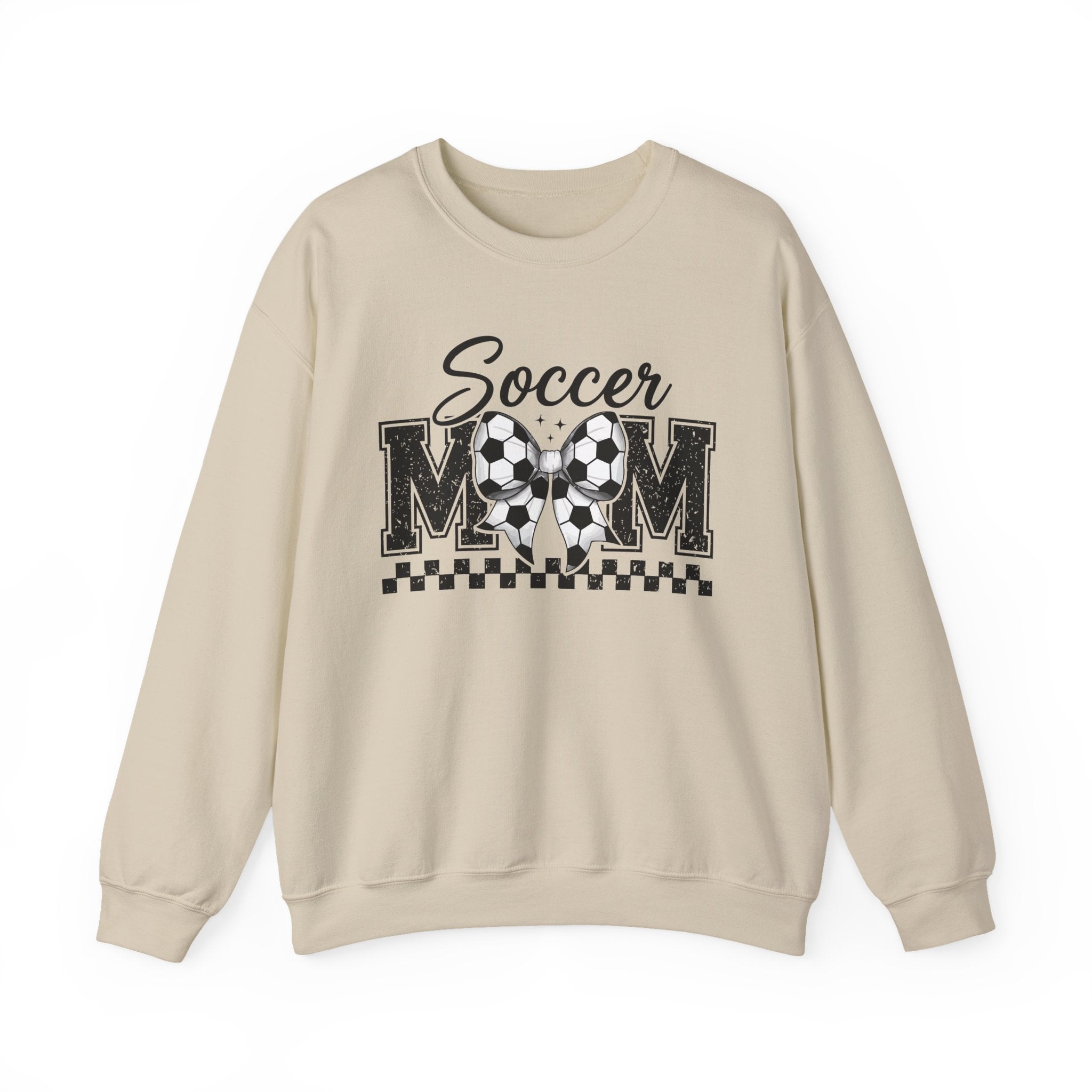 Soccer Mom Crewneck Sweatshirt — Vintage Soccer Ball Design