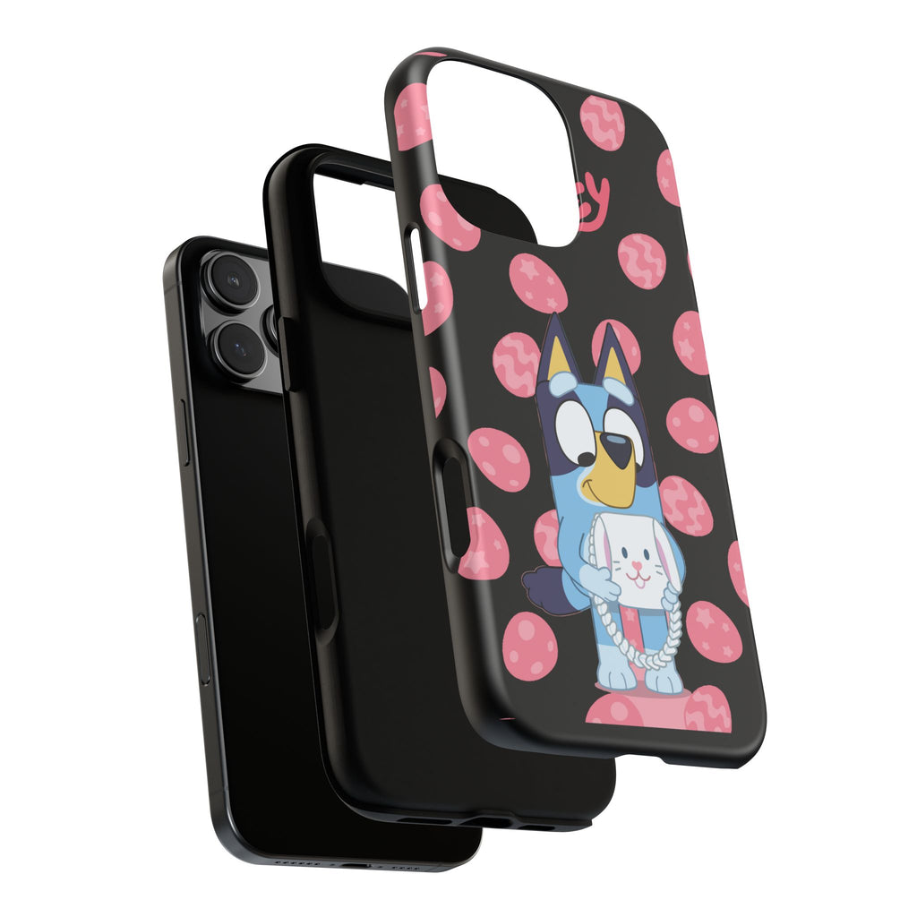 Bluey Holding Bunny phone case | Cute cartoon character phone case