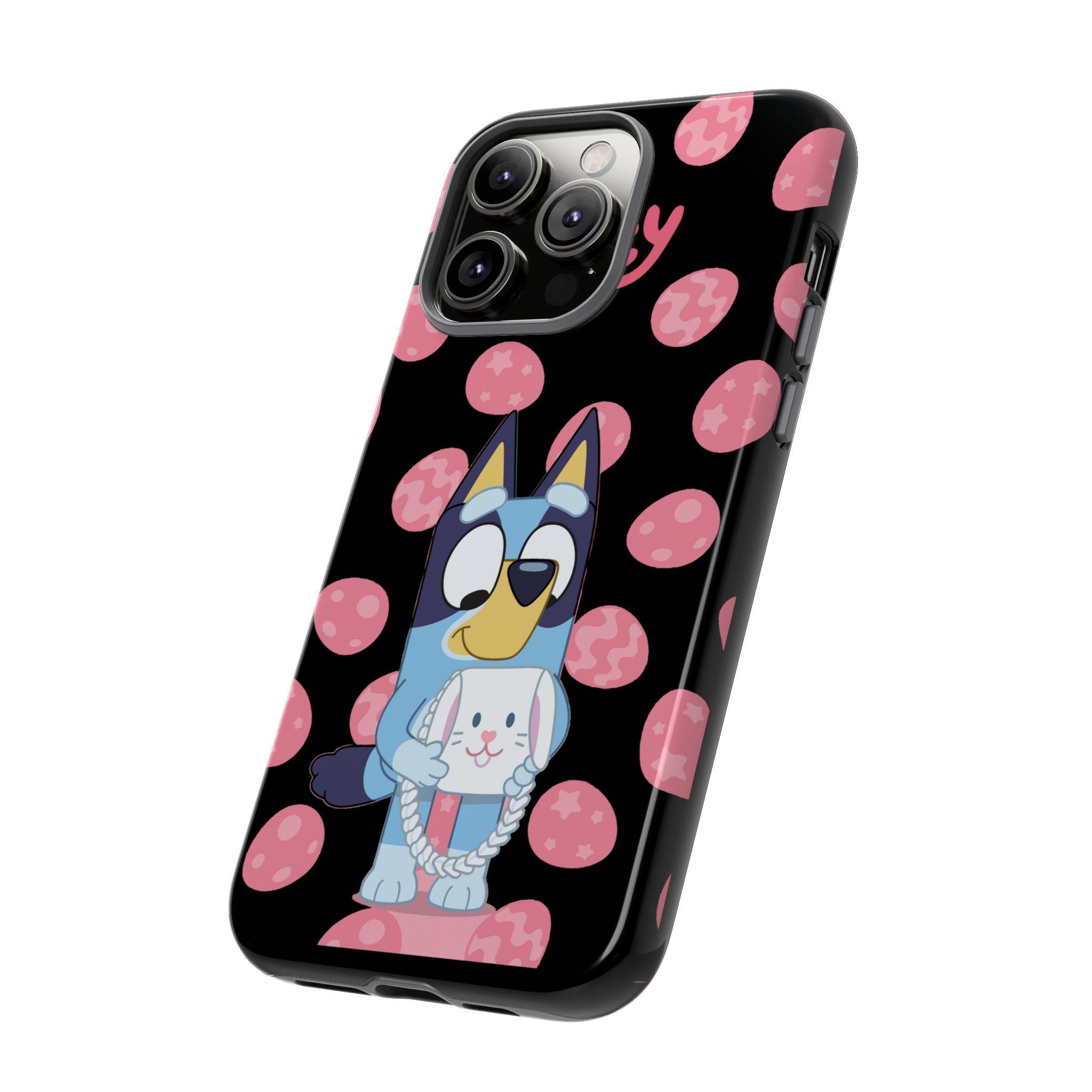 Bluey Holding Bunny phone case | Cute cartoon character phone case