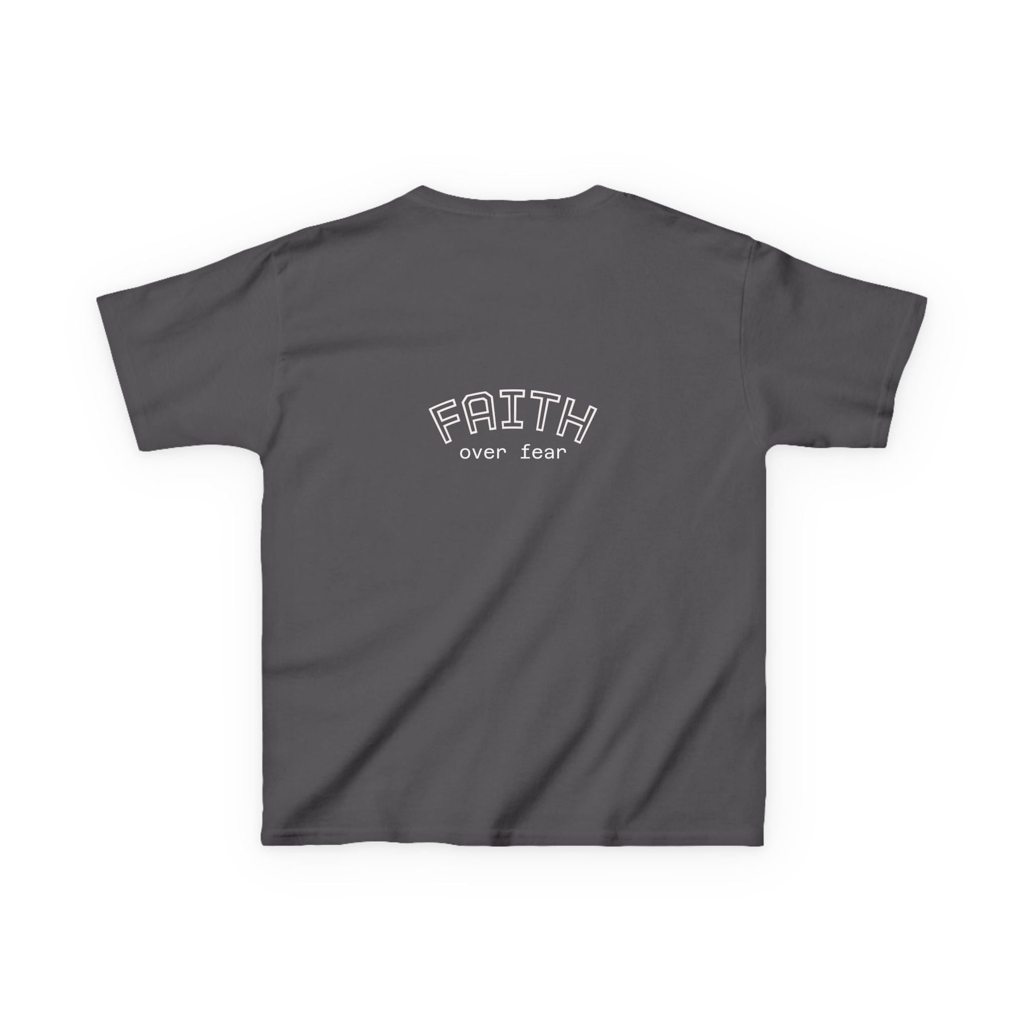 Faith Over Fear Kids Tee | Inspirational Christian Youth Shirt