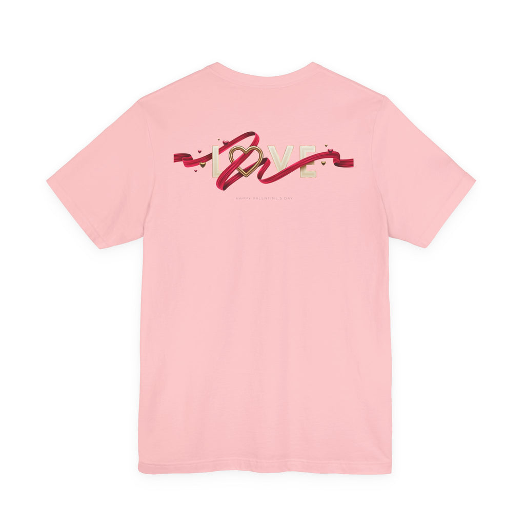 XOXO Bow Hearts T-Shirt | Love Scribble Back Tee
