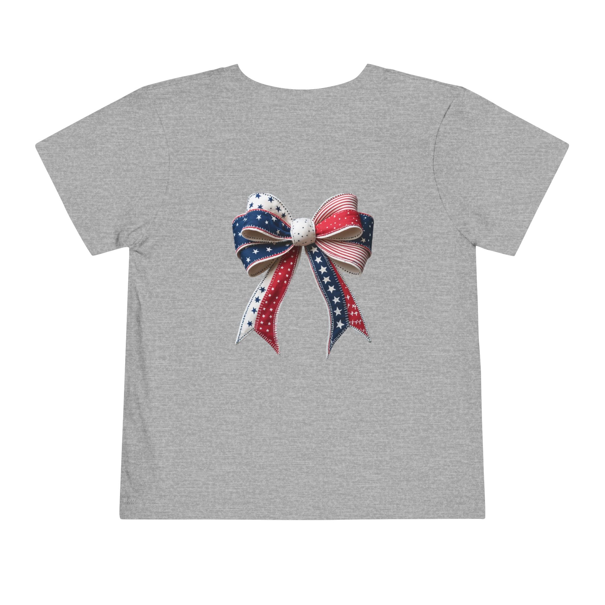 Toddler Tee - "Stay Spangled Sassy" Patriotic Bow 4th of July Shirt