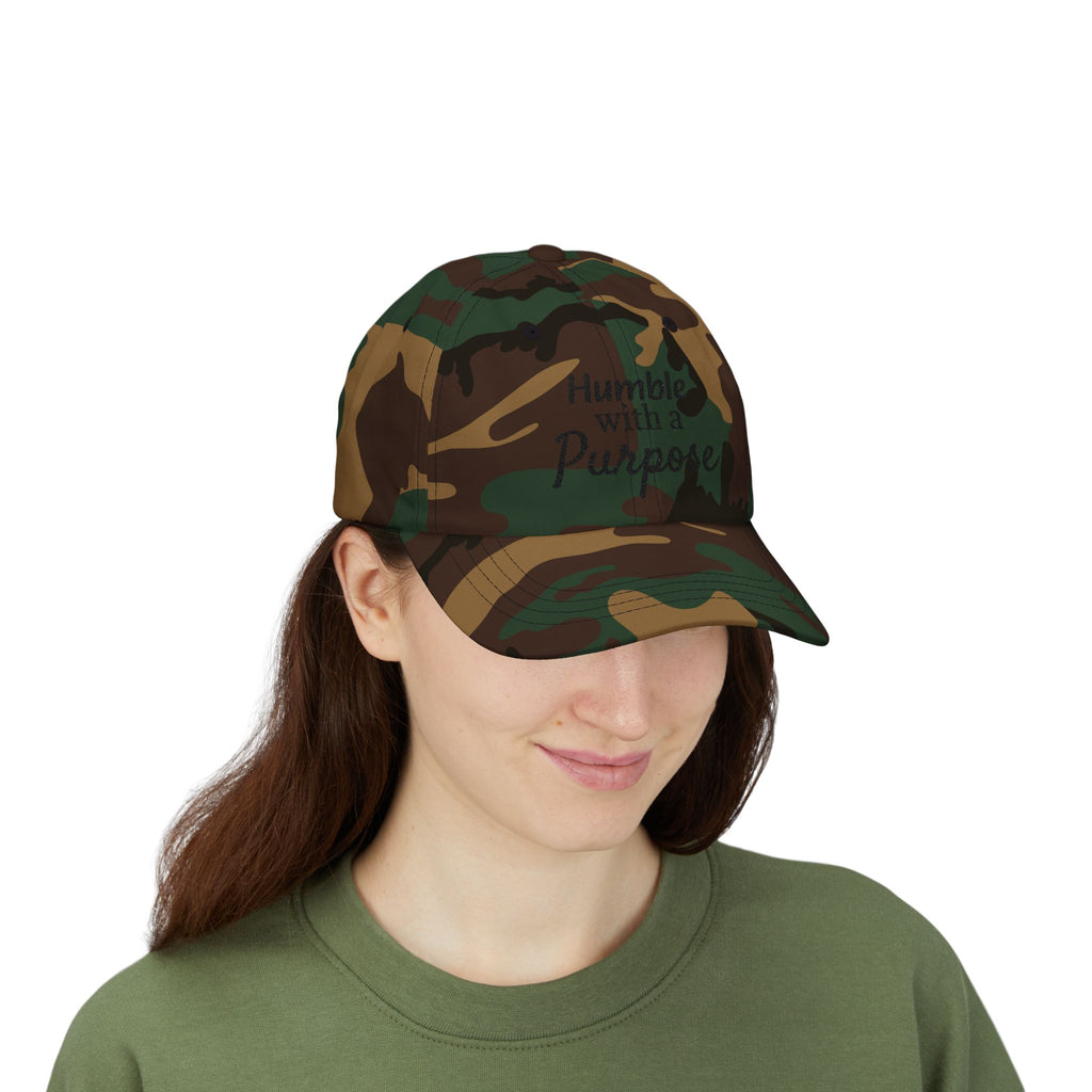 Dad Cap — "Humble with a Purpose" Embroidered Baseball Hat