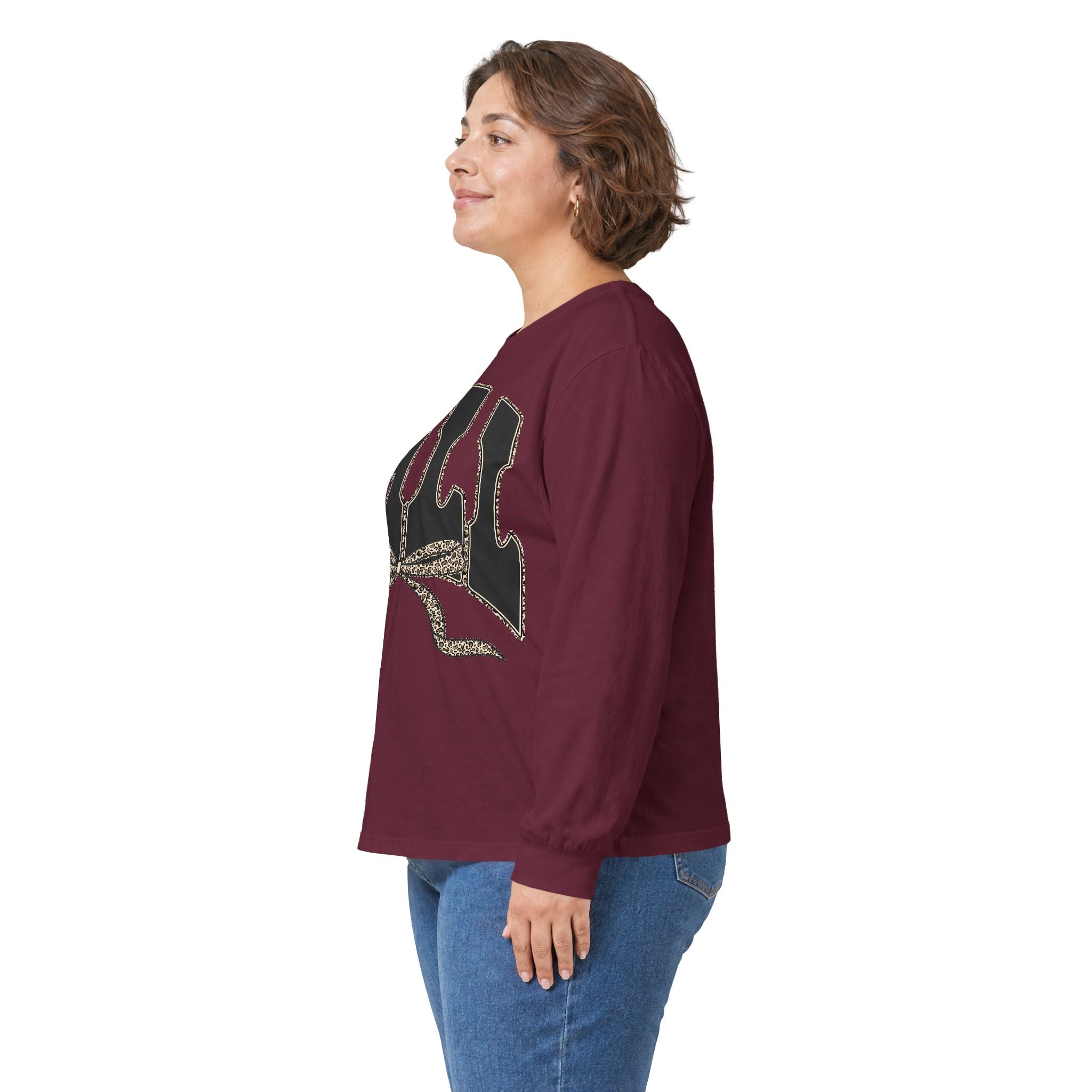 Fall Graphic Long Sleeve Tee — "FALL" Arch Design