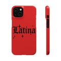 Latina script with stars Phone Case | Snap Case