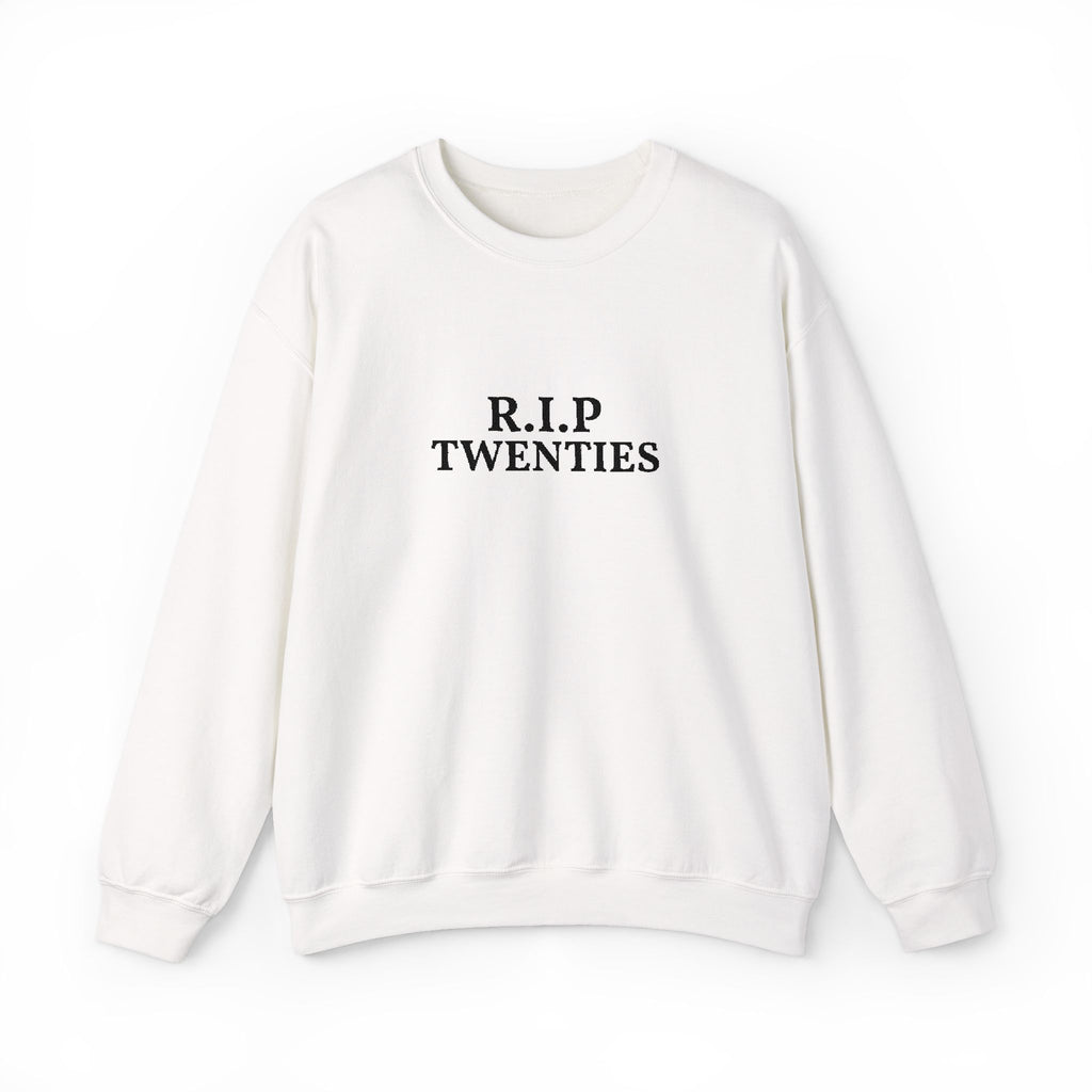 R.I.P. Twenties Sweatshirt | Retro Gothic Text Crewneck