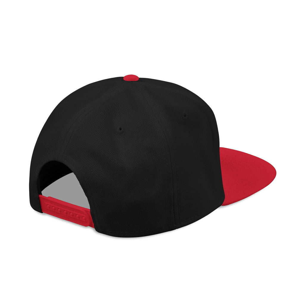 Embroidered Skull & Roses Snapback Hat — Gothic Streetwear Cap