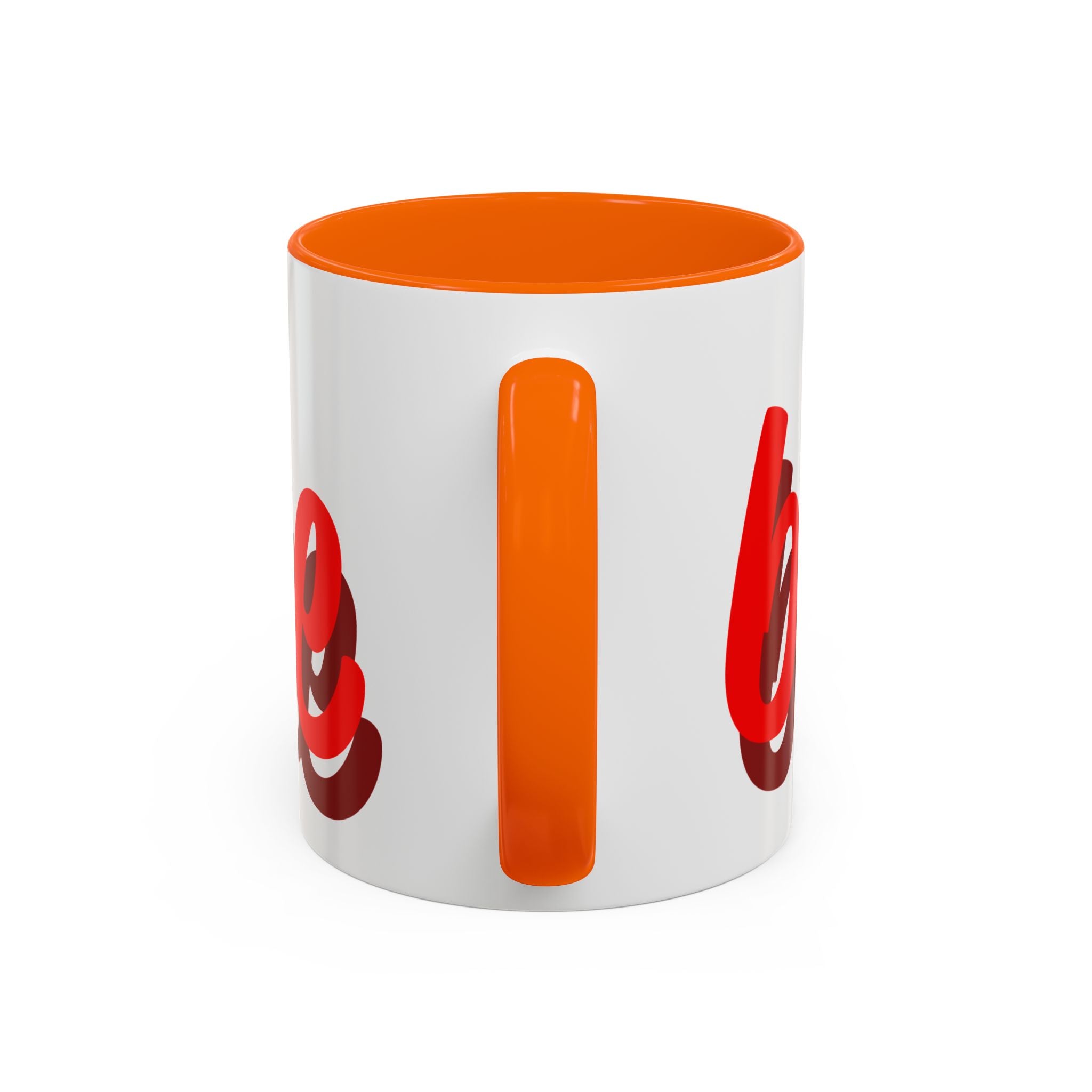 Be Mine Mug | Heart Valentine Coffee Mug, Accent Handle and Rim