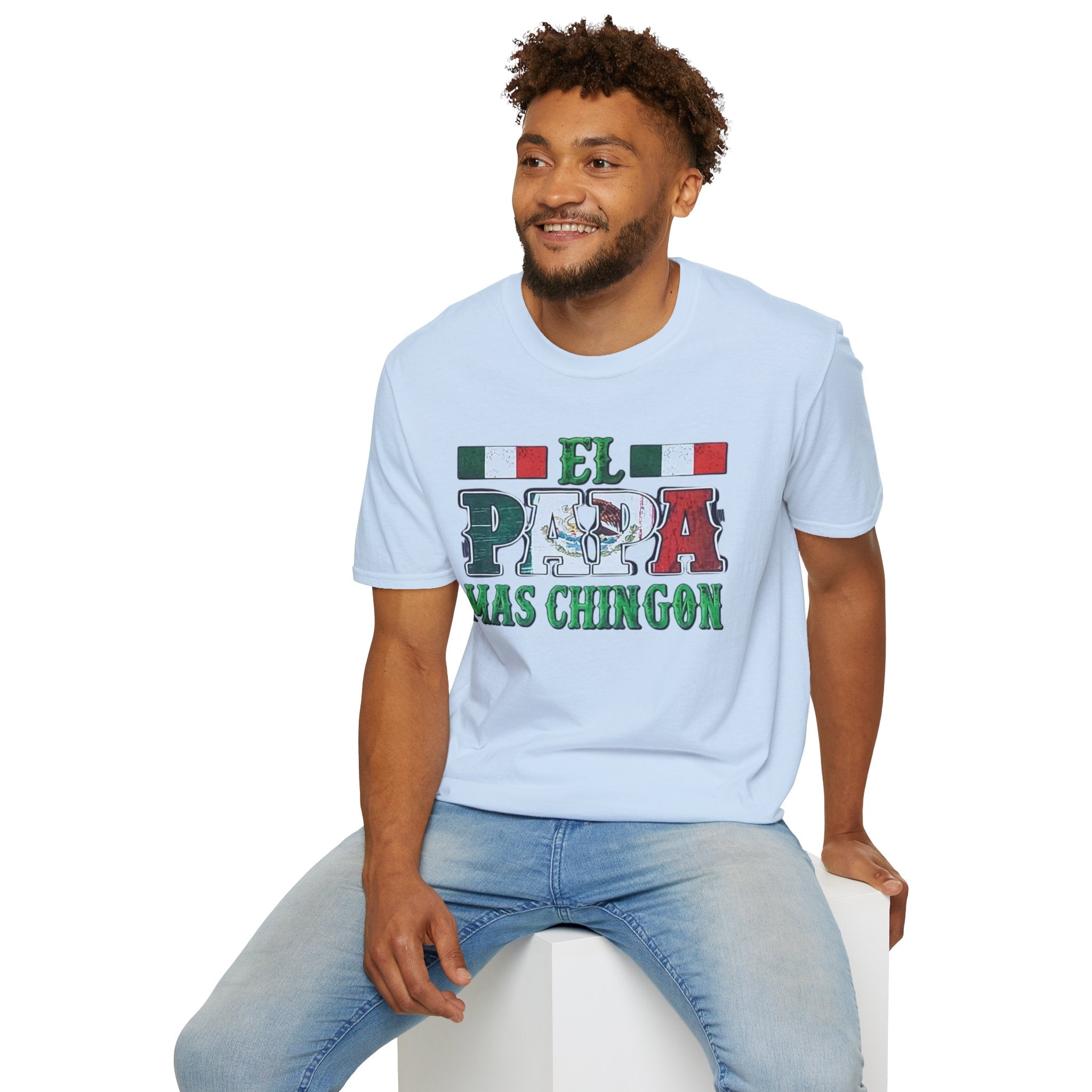 El Papá Más Chingón T-Shirt – Mexican Flag Father's Day Tee