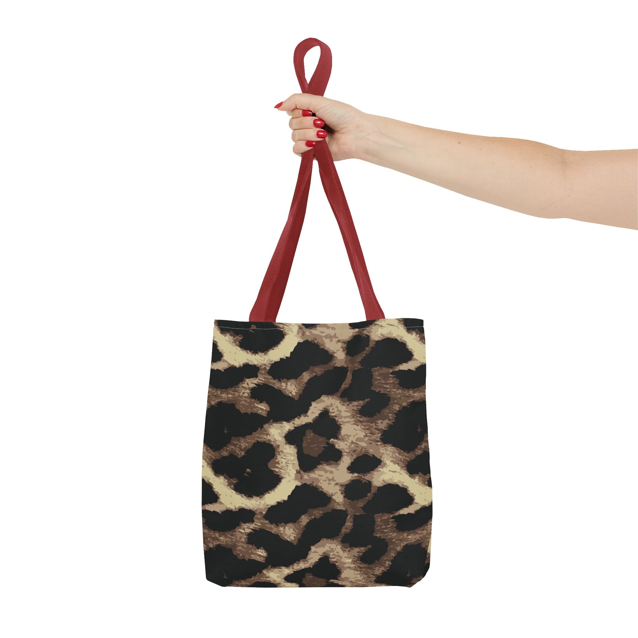 Leopard Print Tote Bag - All-Over-Print Fashion Shopper