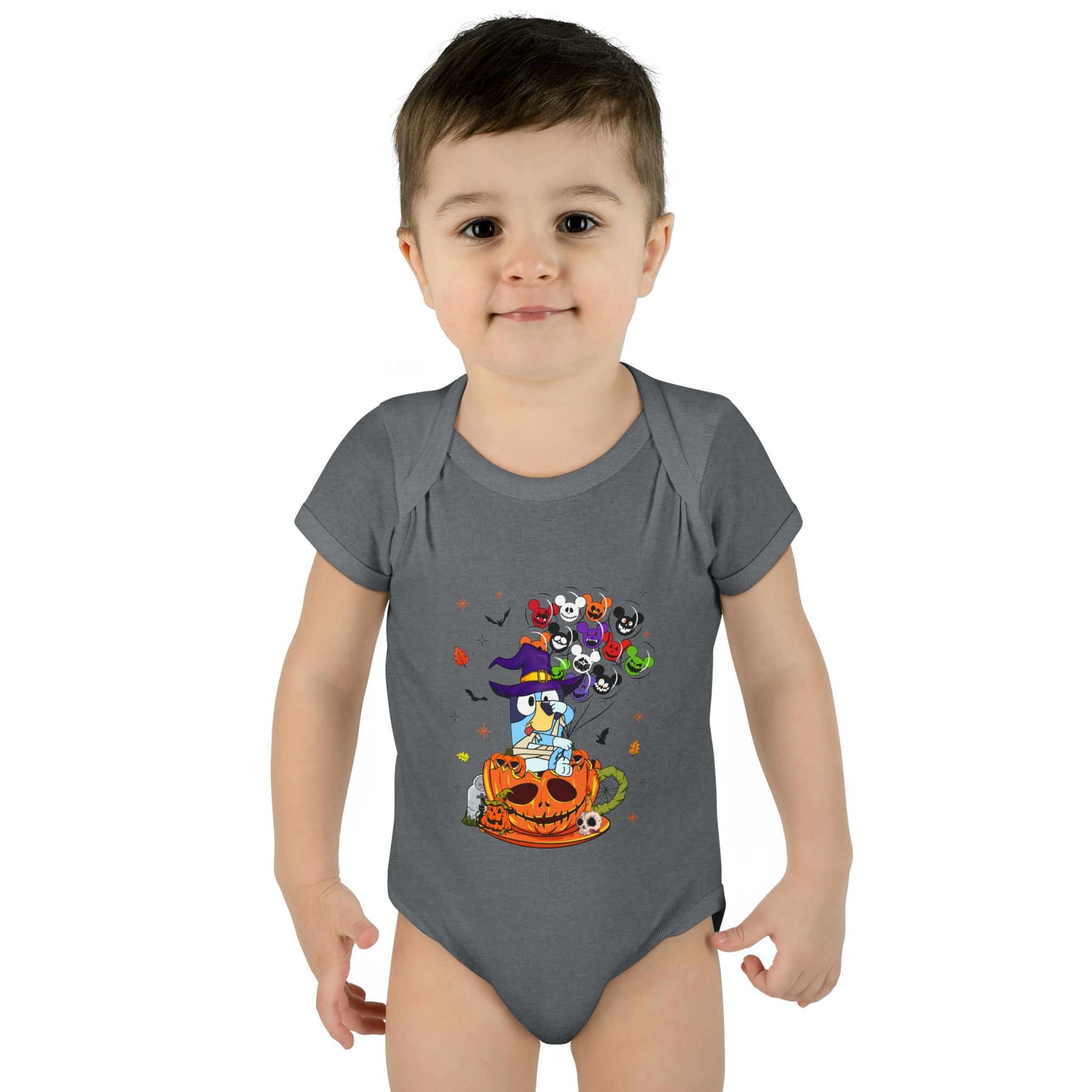 Infant Halloween Witch Pumpkin Bodysuit – Cute Baby Trick-or-Treat Costume