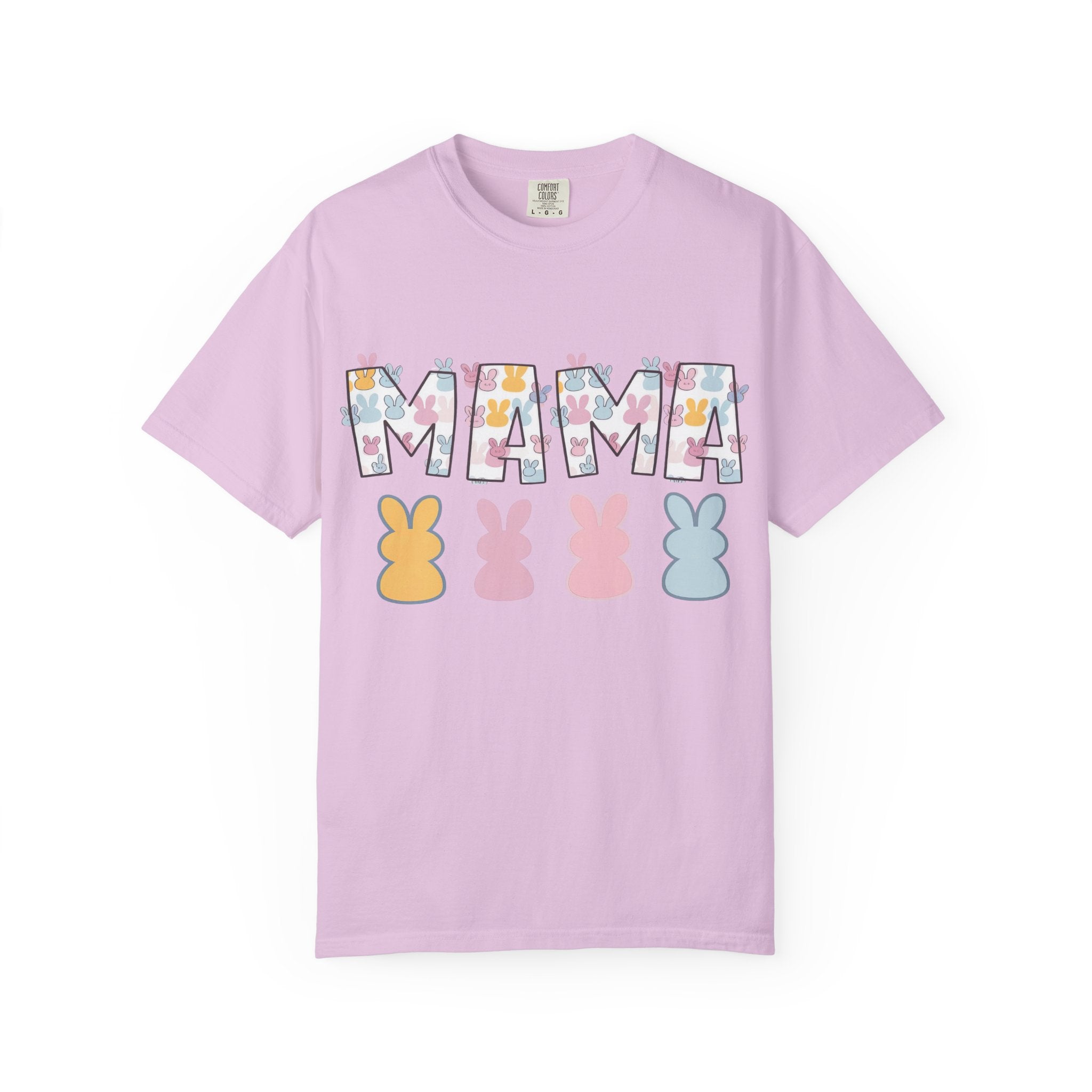 Mama Floral Peep Tee — Easter Bunny Pastel Mother's Day T-Shirt
