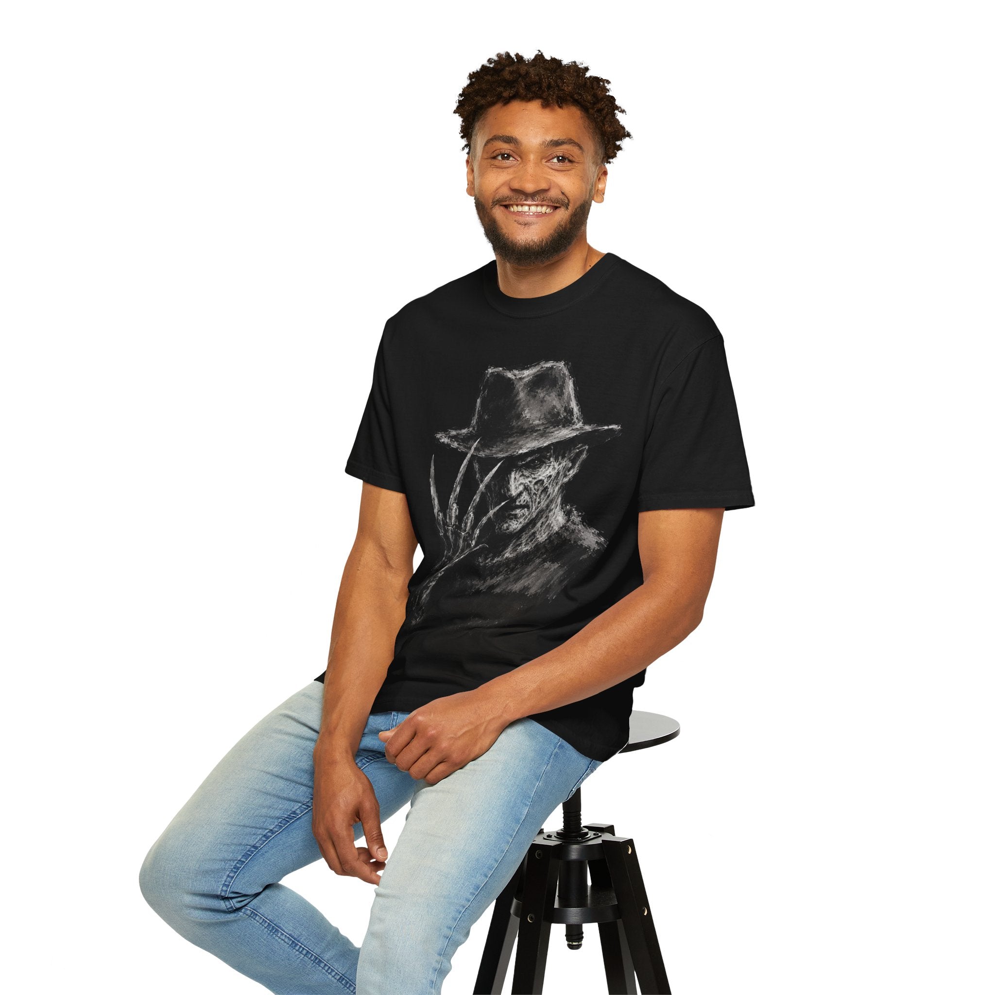 Portrait T-Shirt — Vintage Horror Graphic Tee