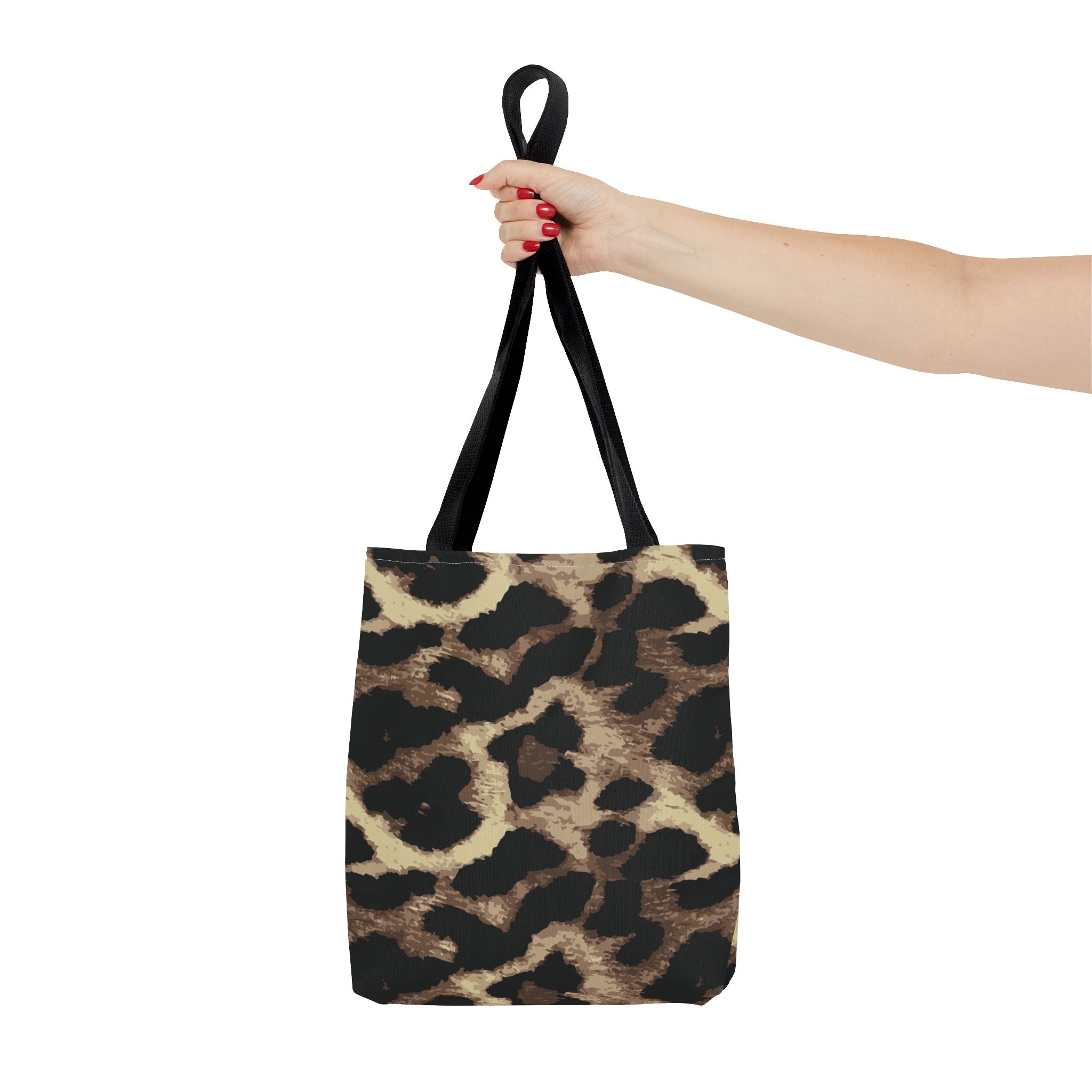 Leopard Print Tote Bag - All-Over-Print Fashion Shopper
