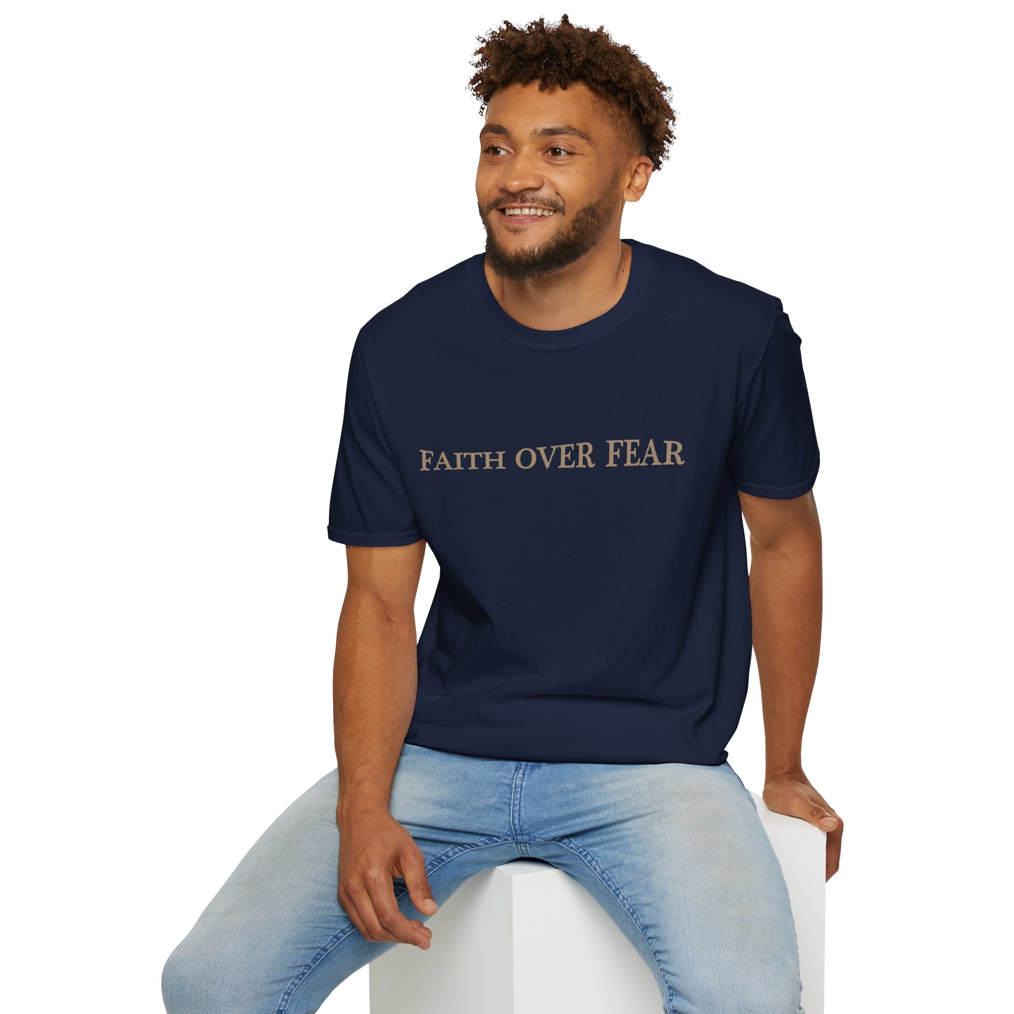 Faith Over Fear T-Shirt — Inspirational Christian Tee