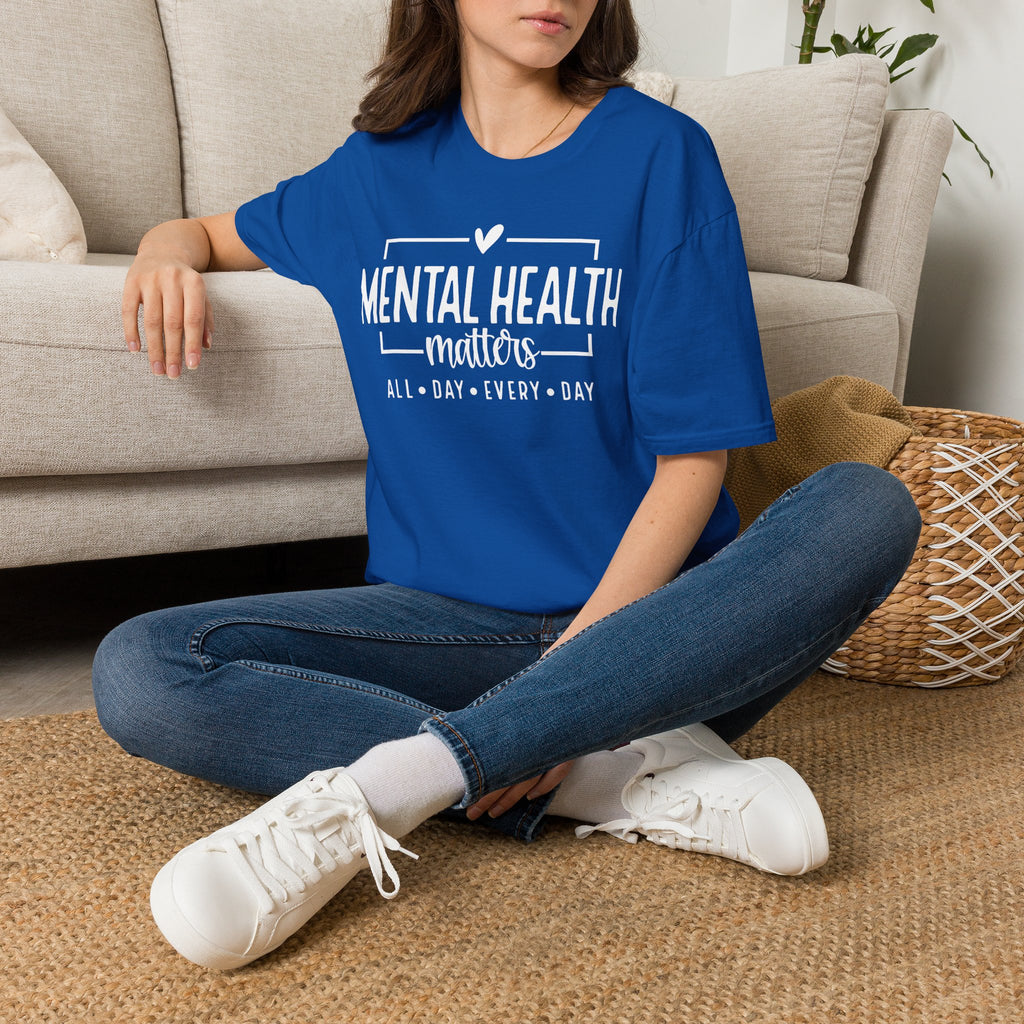 Mental Health Matters T-Shirt — "All Day • Every Day" Awareness Tee