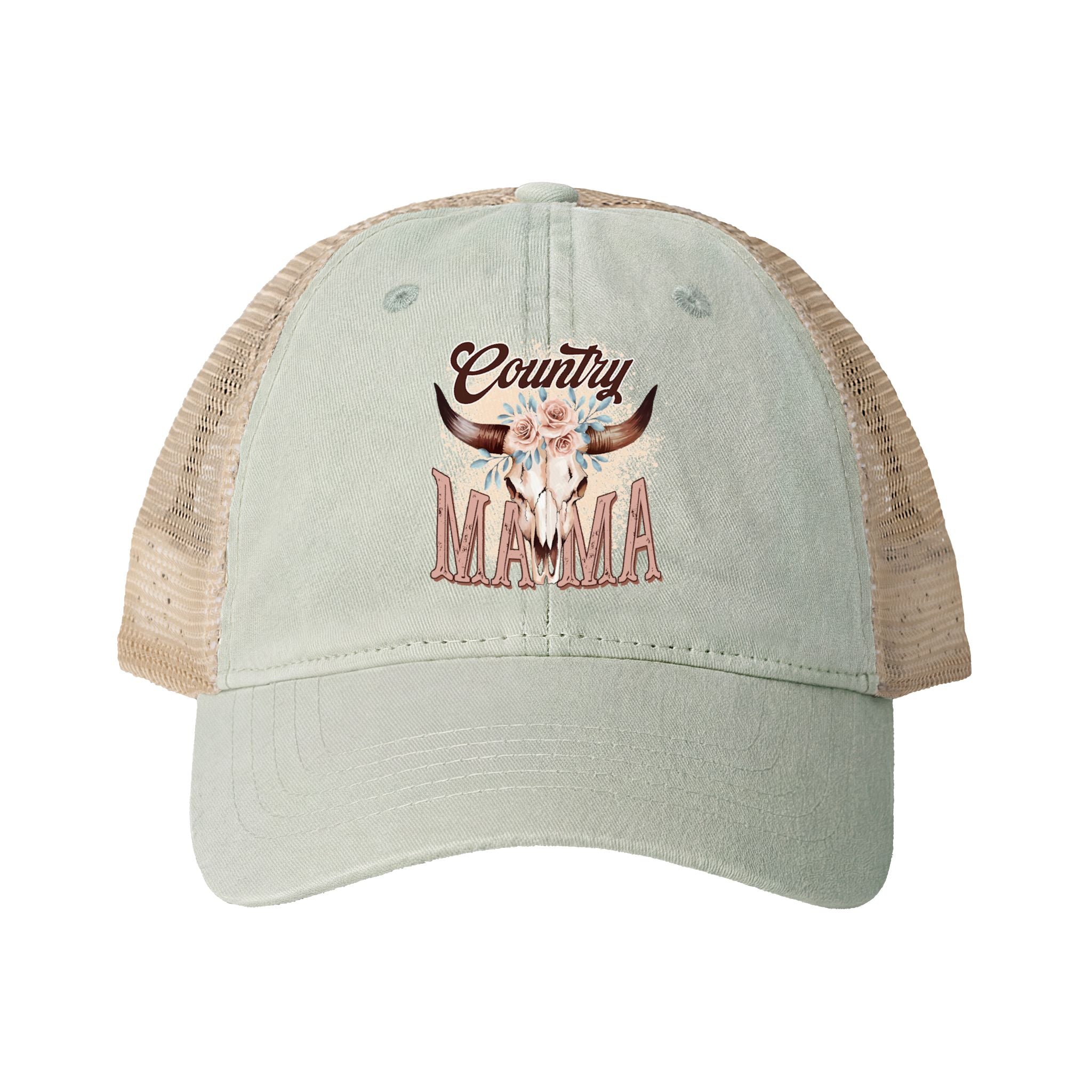 Women's Washed Mesh-Back Cap