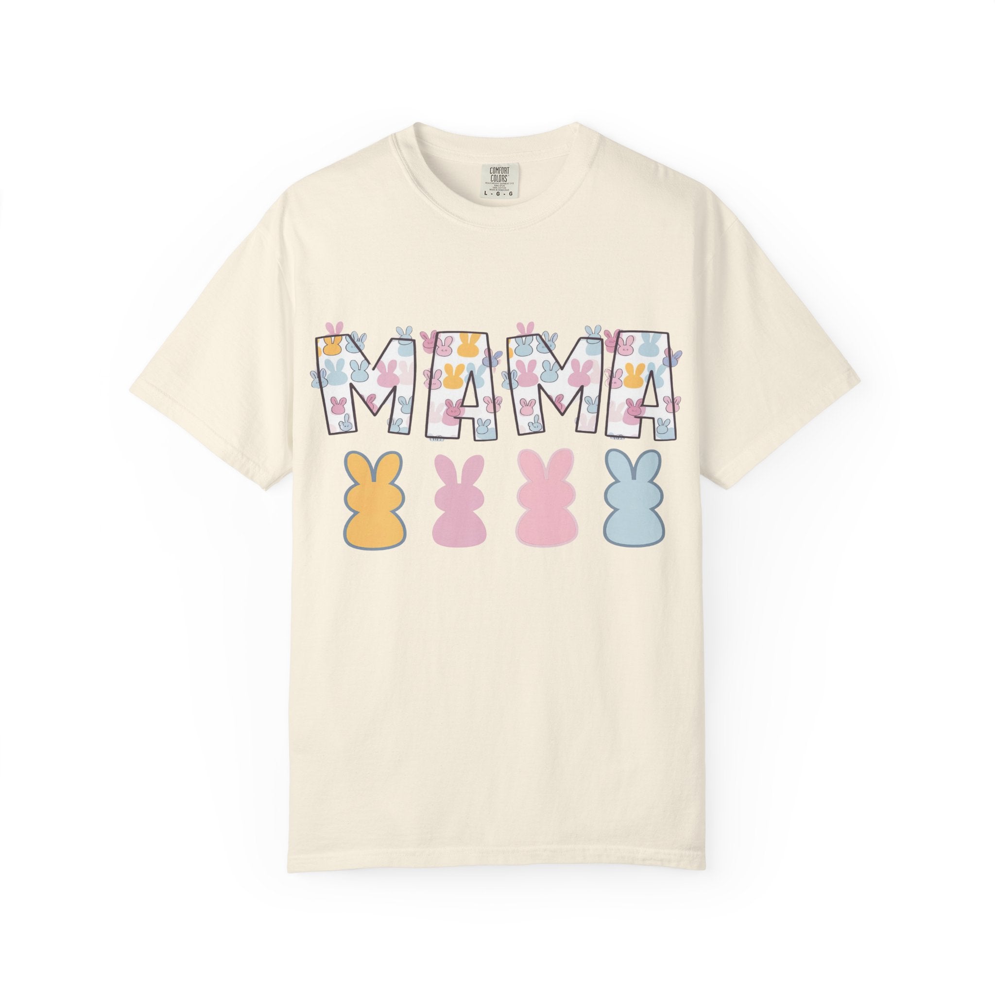 Mama Floral Peep Tee — Easter Bunny Pastel Mother's Day T-Shirt