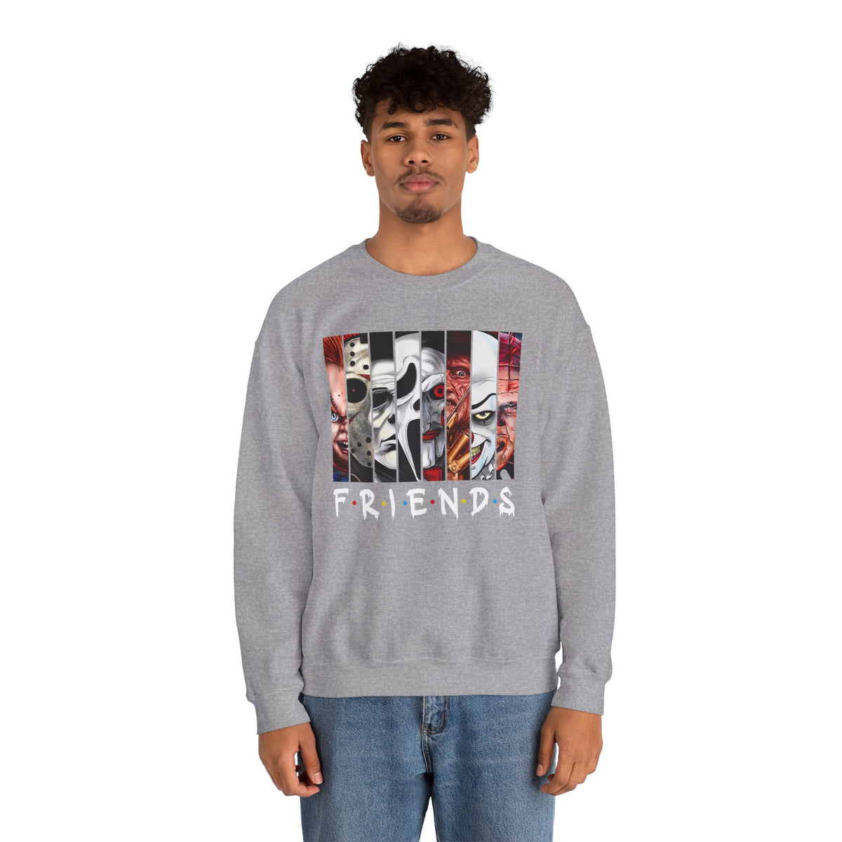 Horror Icons "Friends" Crewneck Sweatshirt