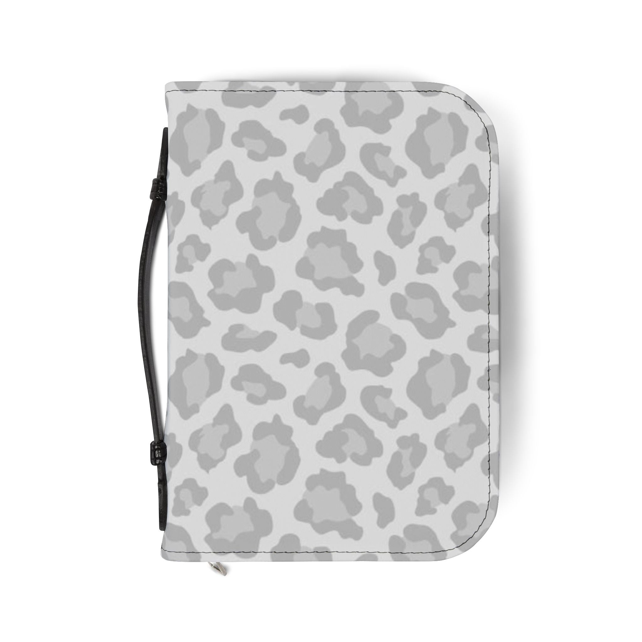 Bible Cover — Minimal Black Heart Zippered Bible Cover