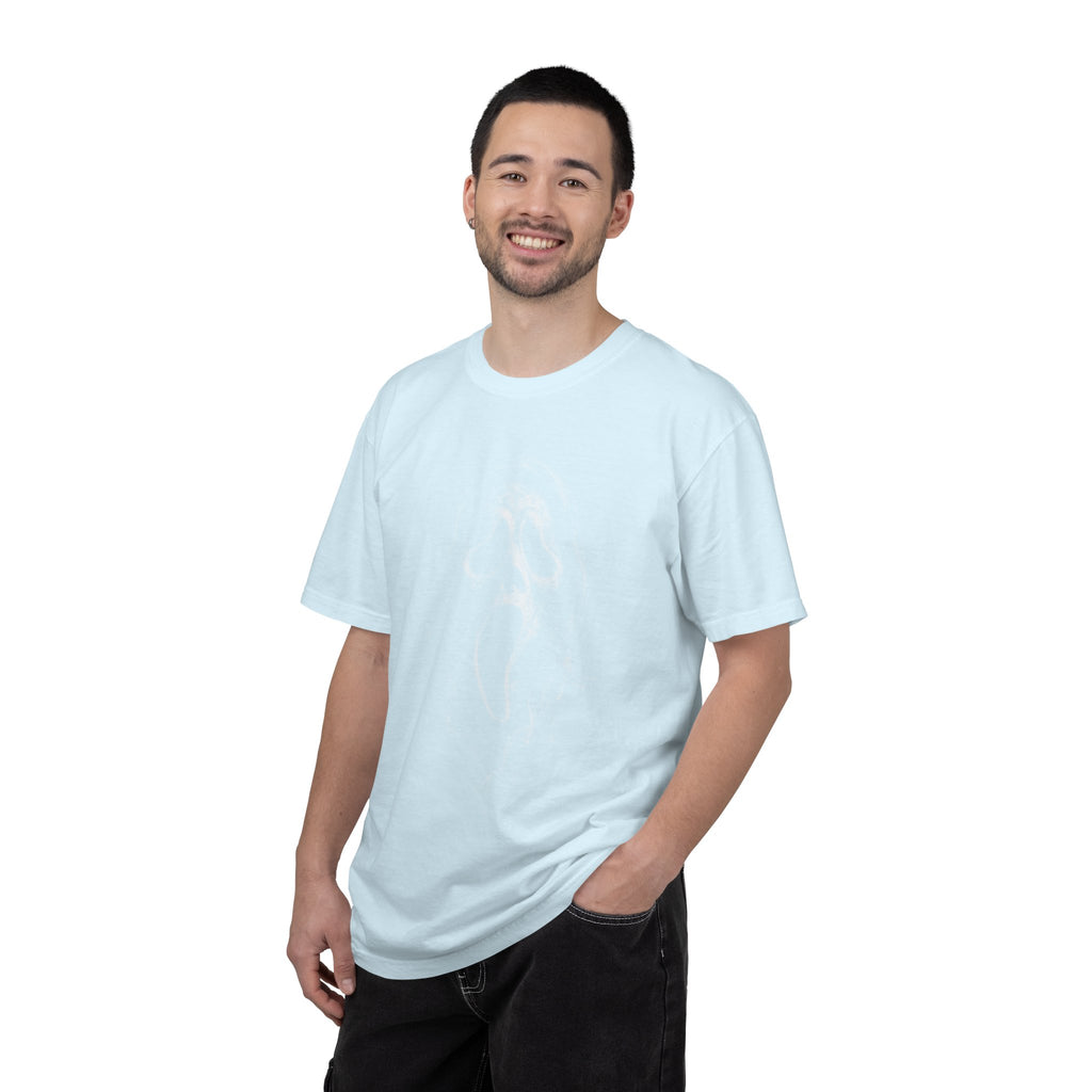 Minimal Natural Garment-Dyed T‑Shirt — Organic Cream Tee