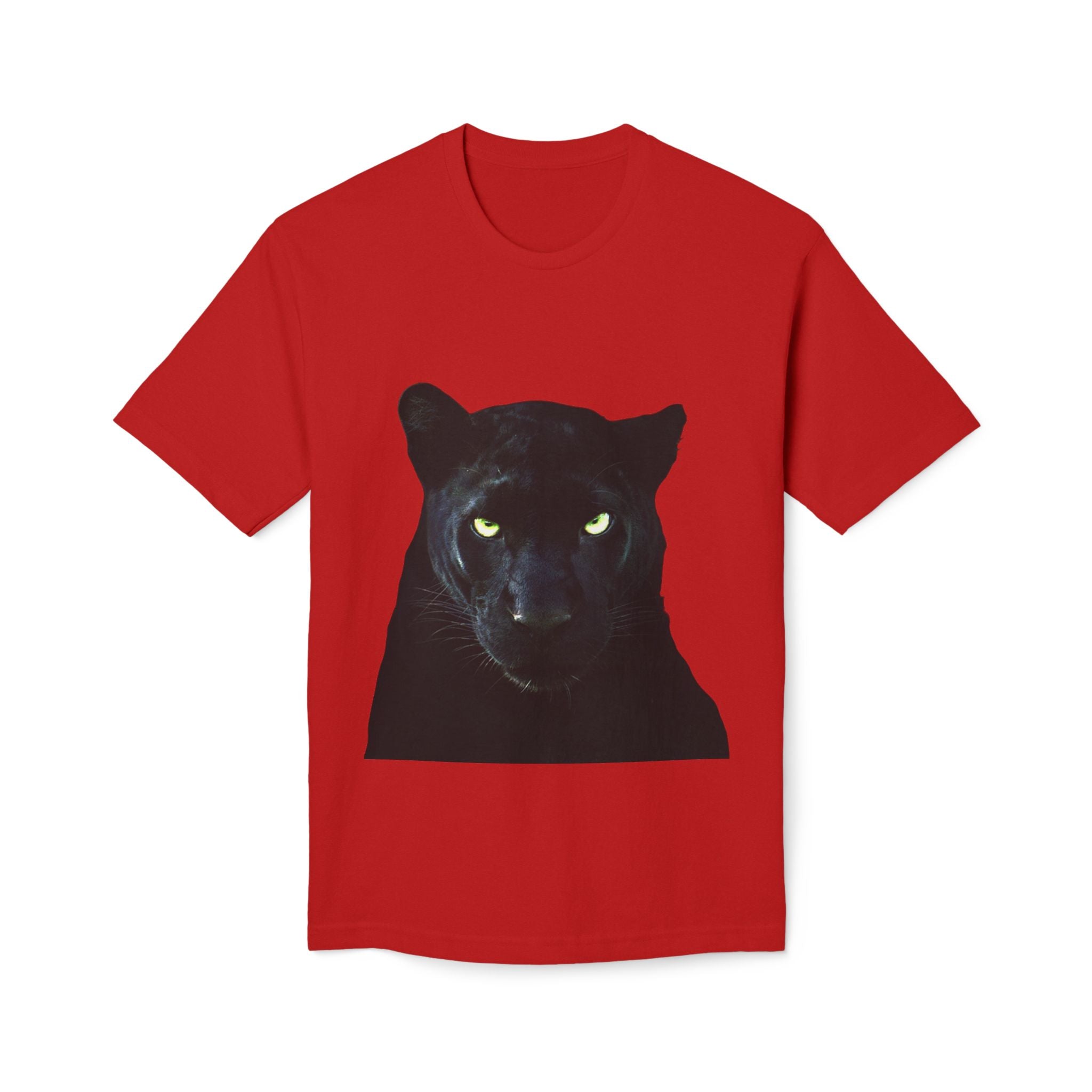 Black Panther Portrait T-Shirt — Bold Cat Graphic Tee