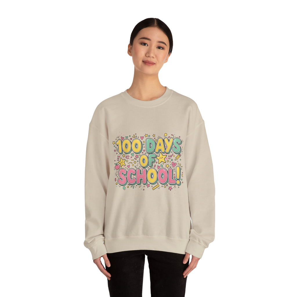 Unisex Heavy Blend™ Crewneck Sweatshirt | 100 Days of school