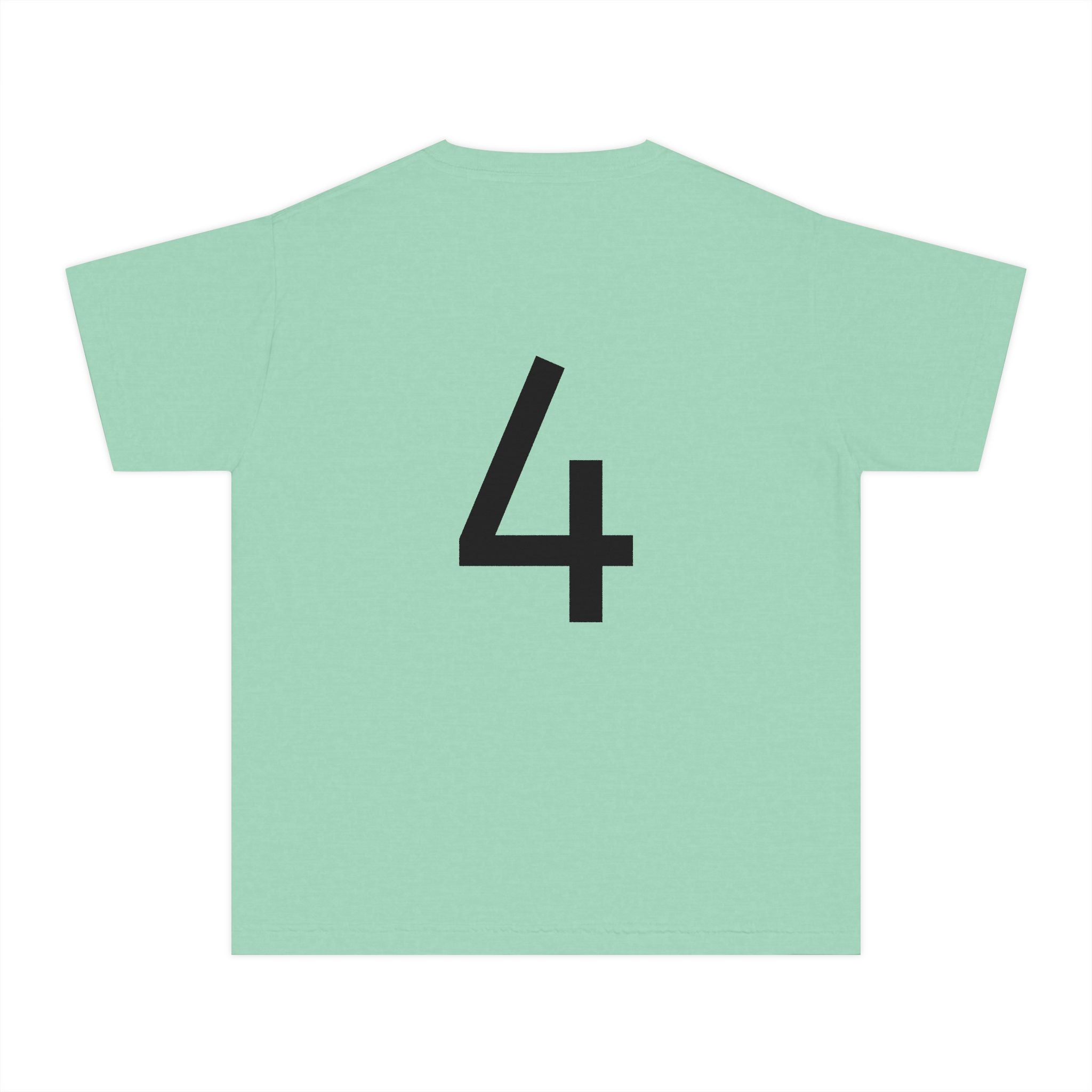 Birthday Girl Tee — Kids 4th Birthday Shirt with Pink Balloon Back Design
