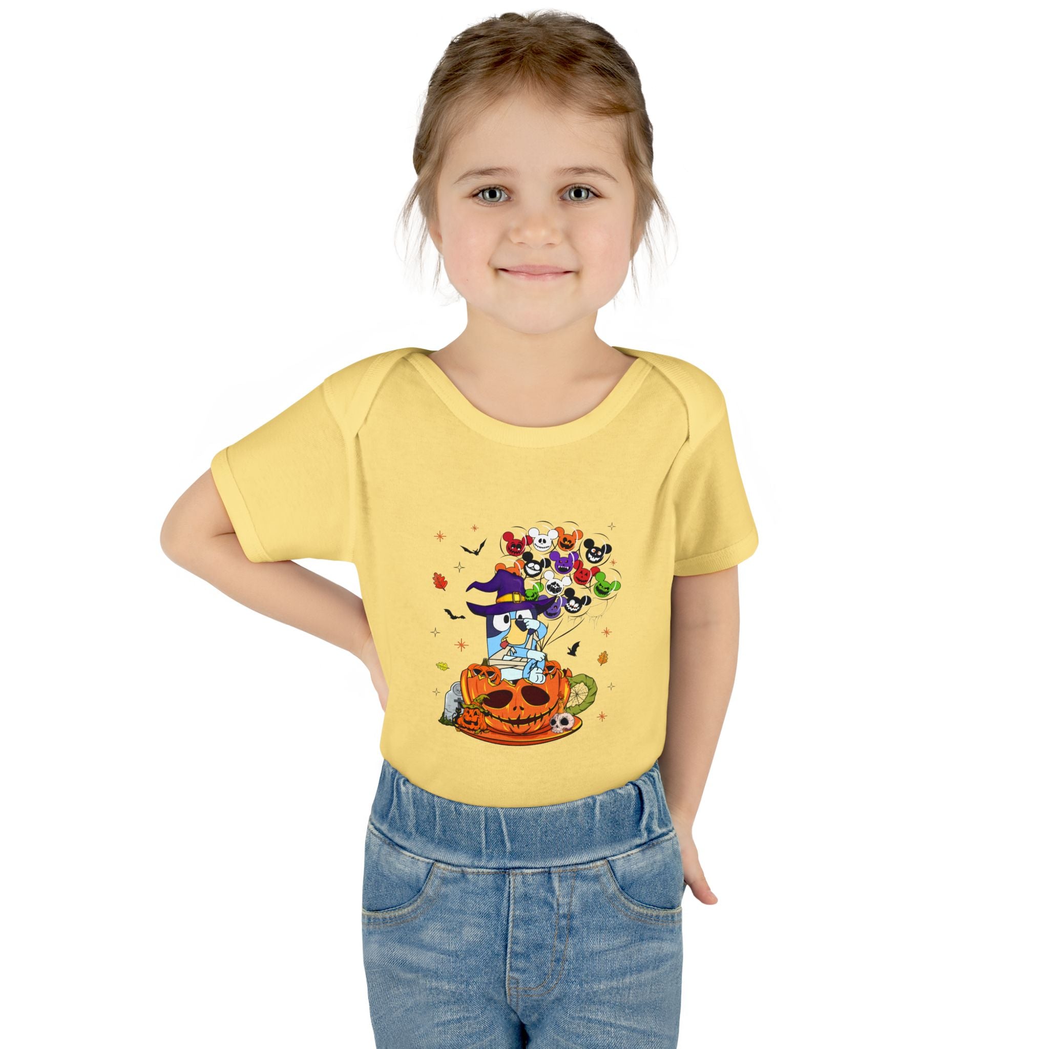 Infant Halloween Witch Pumpkin Bodysuit – Cute Baby Trick-or-Treat Costume