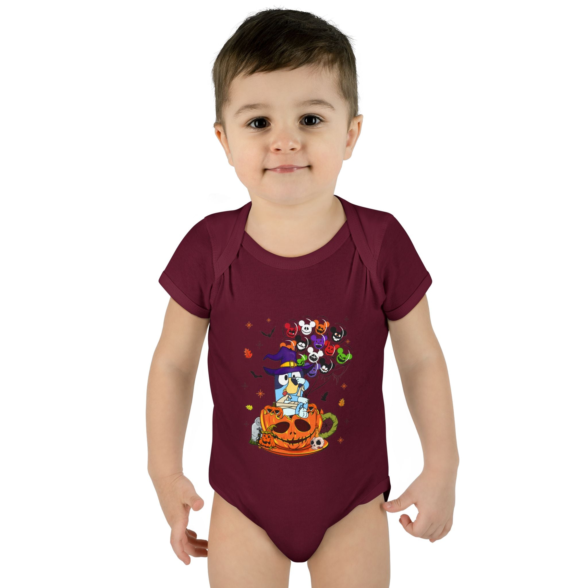 Infant Halloween Witch Pumpkin Bodysuit – Cute Baby Trick-or-Treat Costume