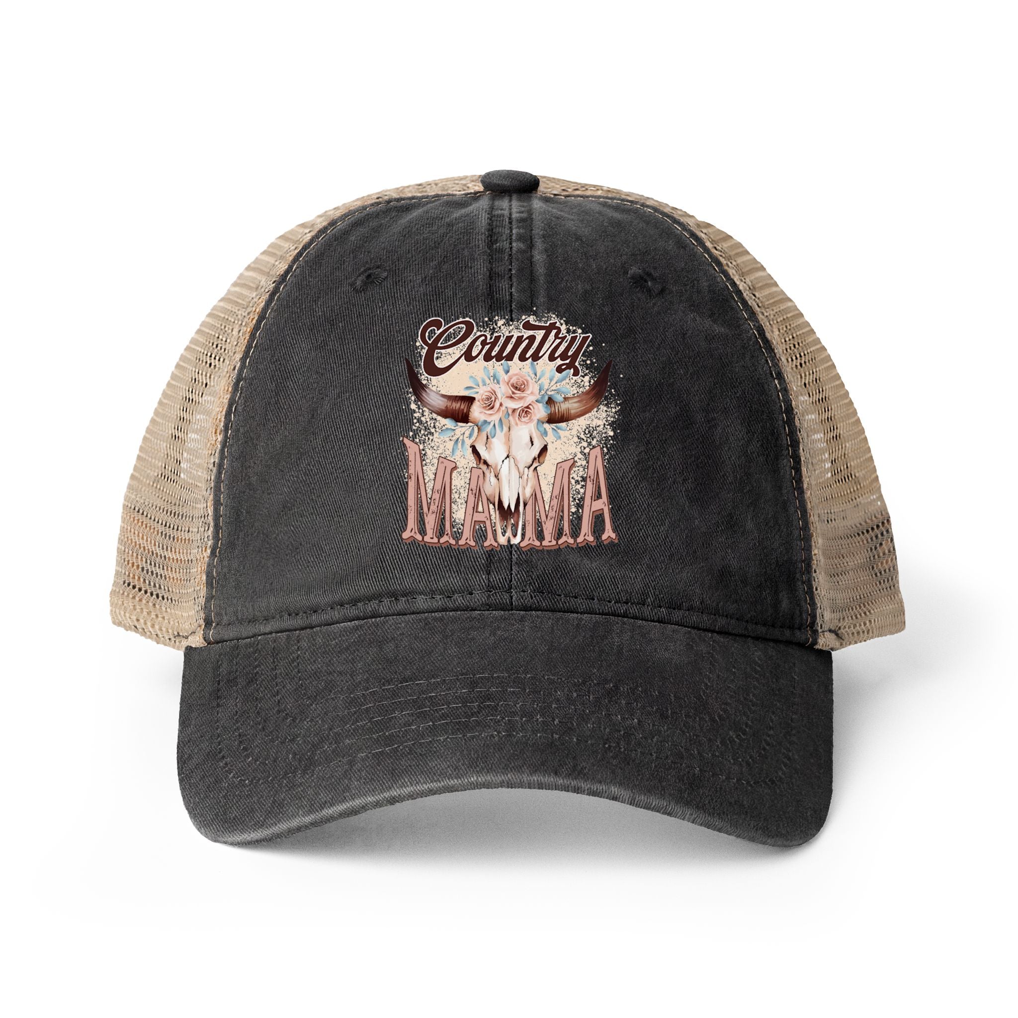 Women's Washed Mesh-Back Cap