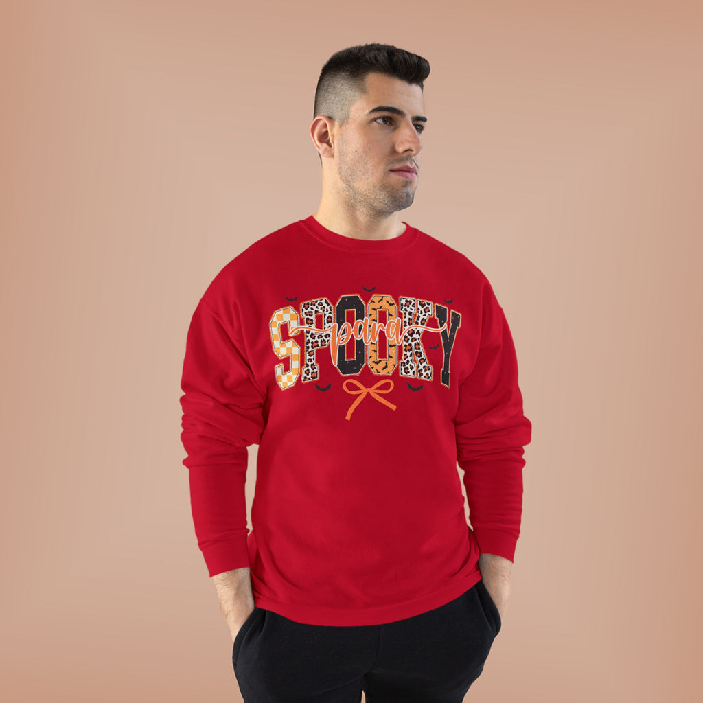 Spooky Leopard Halloween Crewneck Sweatshirt