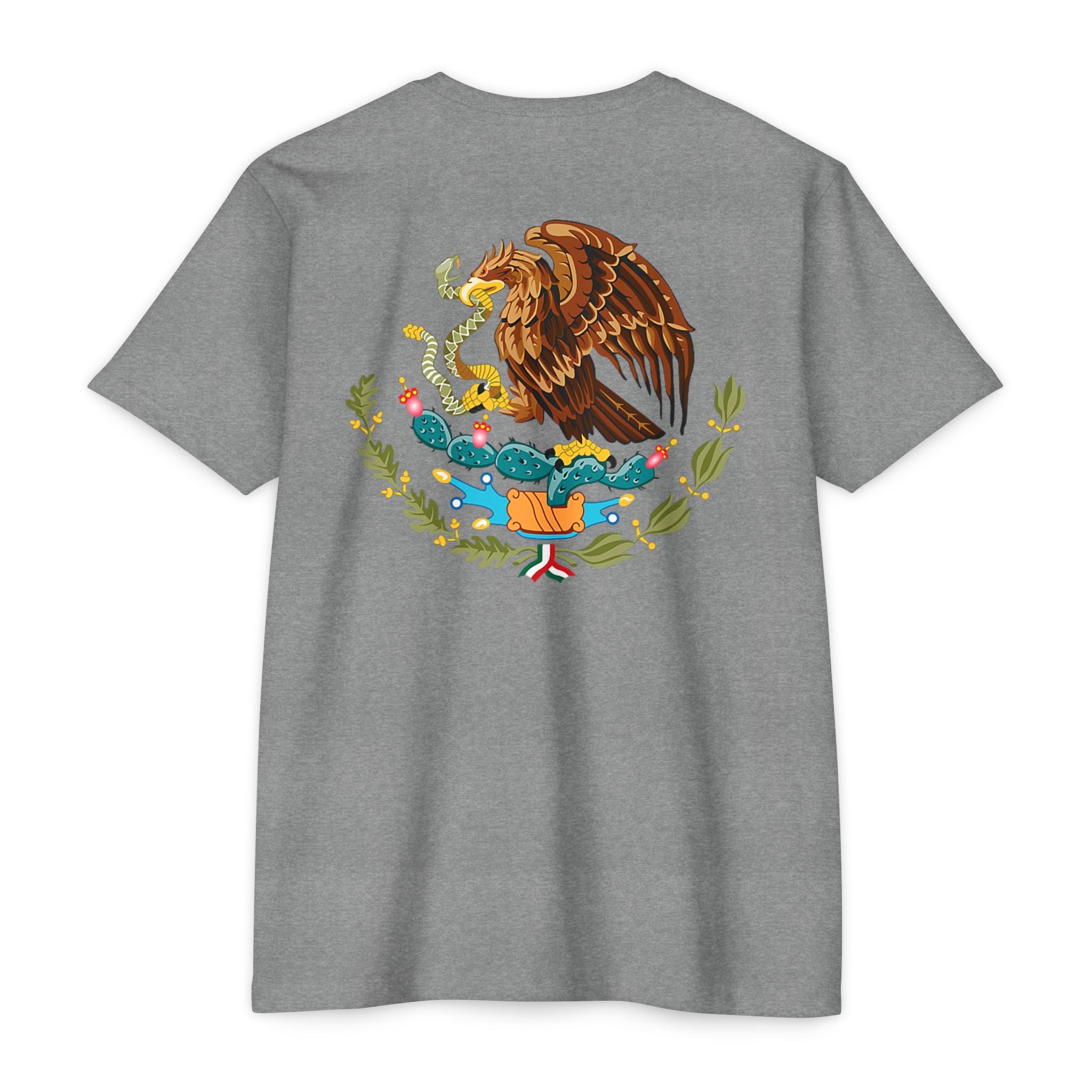 Mexico Flag T-Shirt — Mexican Eagle Emblem Tee