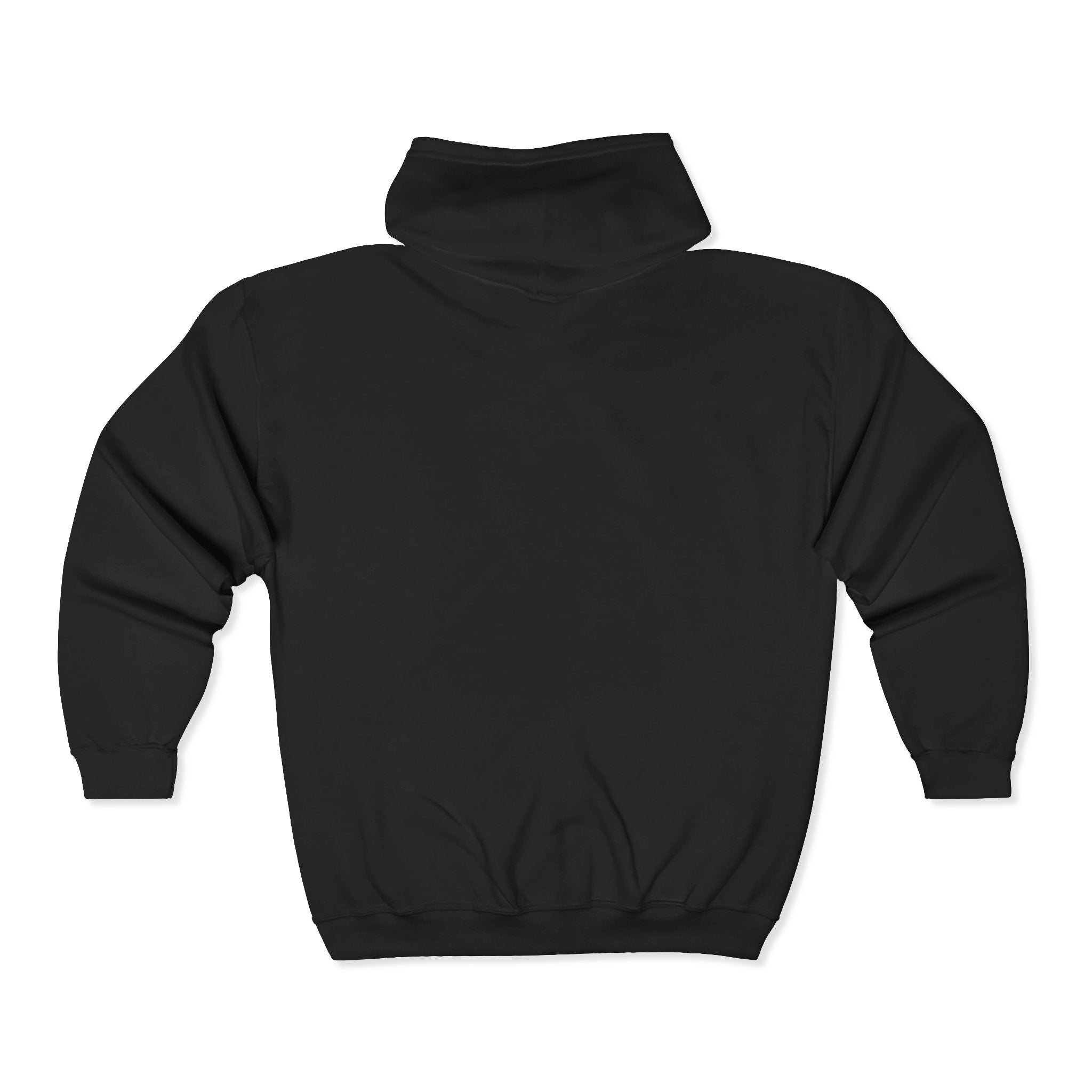 Red Rose Zip Hoodie — Vintage Floral Full-Zip Sweatshirt