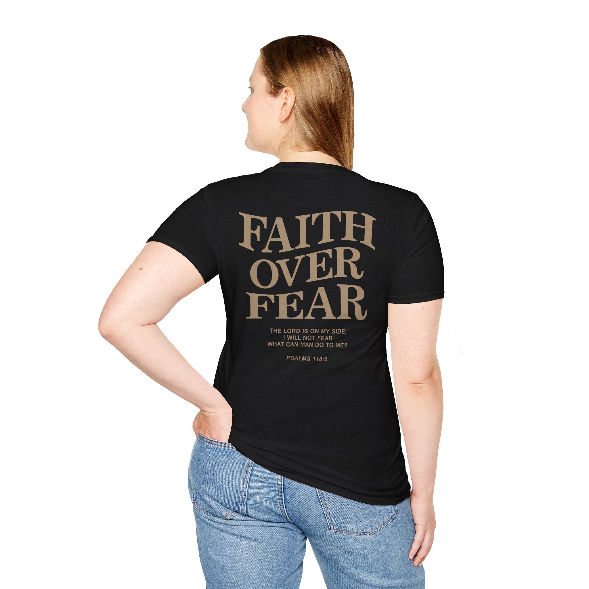 Faith Over Fear T-Shirt — Inspirational Christian Tee
