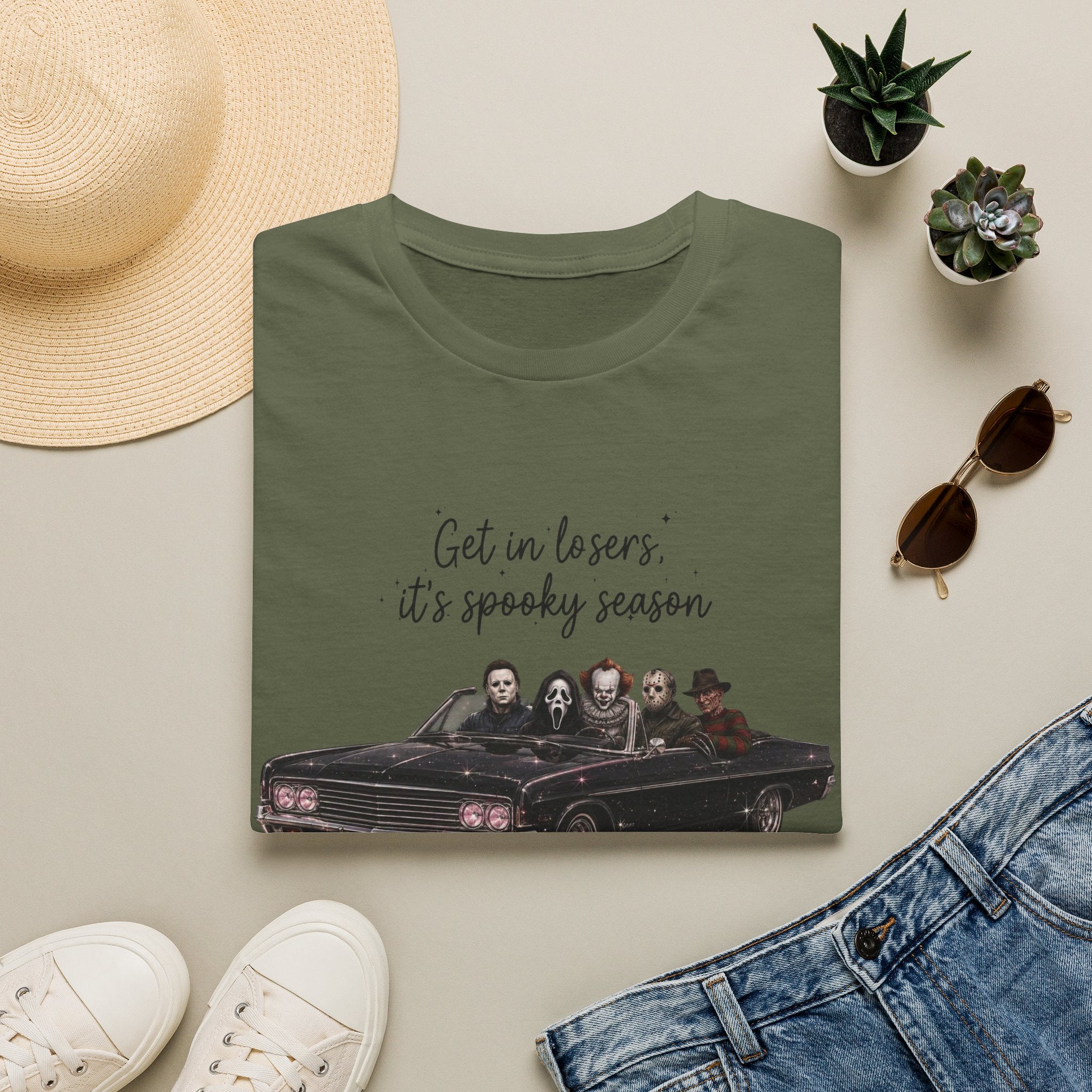 Spooky Season Tee — 'Get in Losers, It's Spooky Season' Halloween T-Shirt