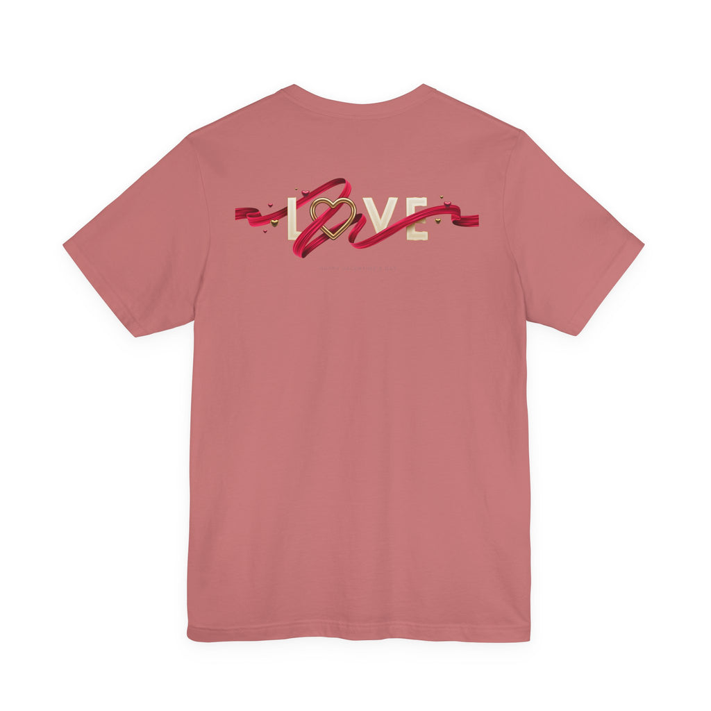 XOXO Bow Hearts T-Shirt | Love Scribble Back Tee