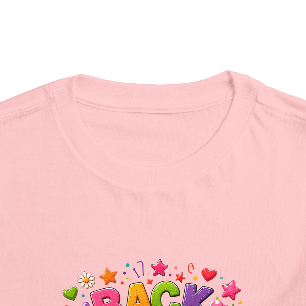 Back to School Toddler Tee – Cute Kawaii School Supplies Graphic