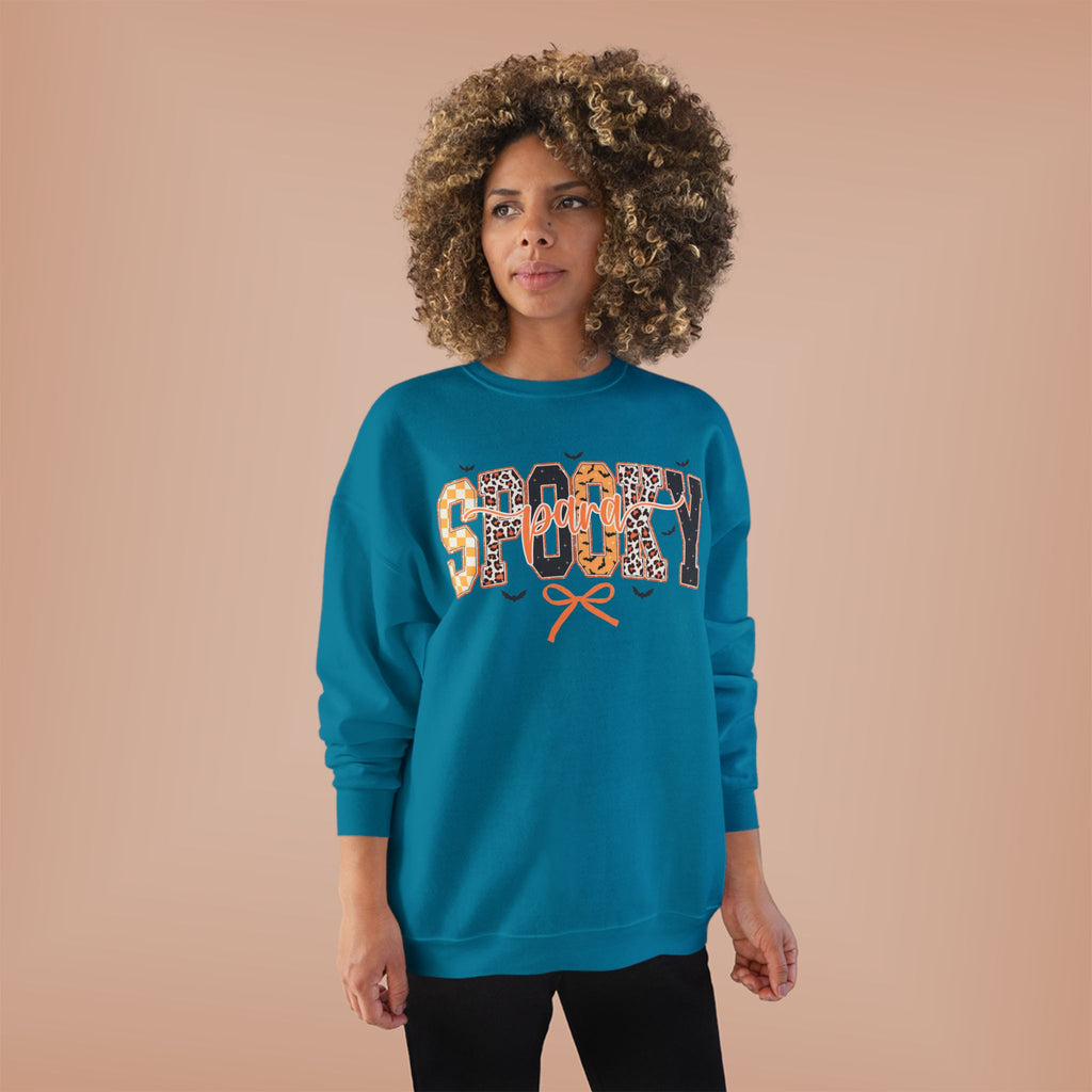 Spooky Leopard Halloween Crewneck Sweatshirt
