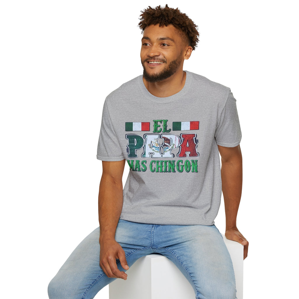 El Papá Más Chingón T-Shirt – Mexican Flag Father's Day Tee