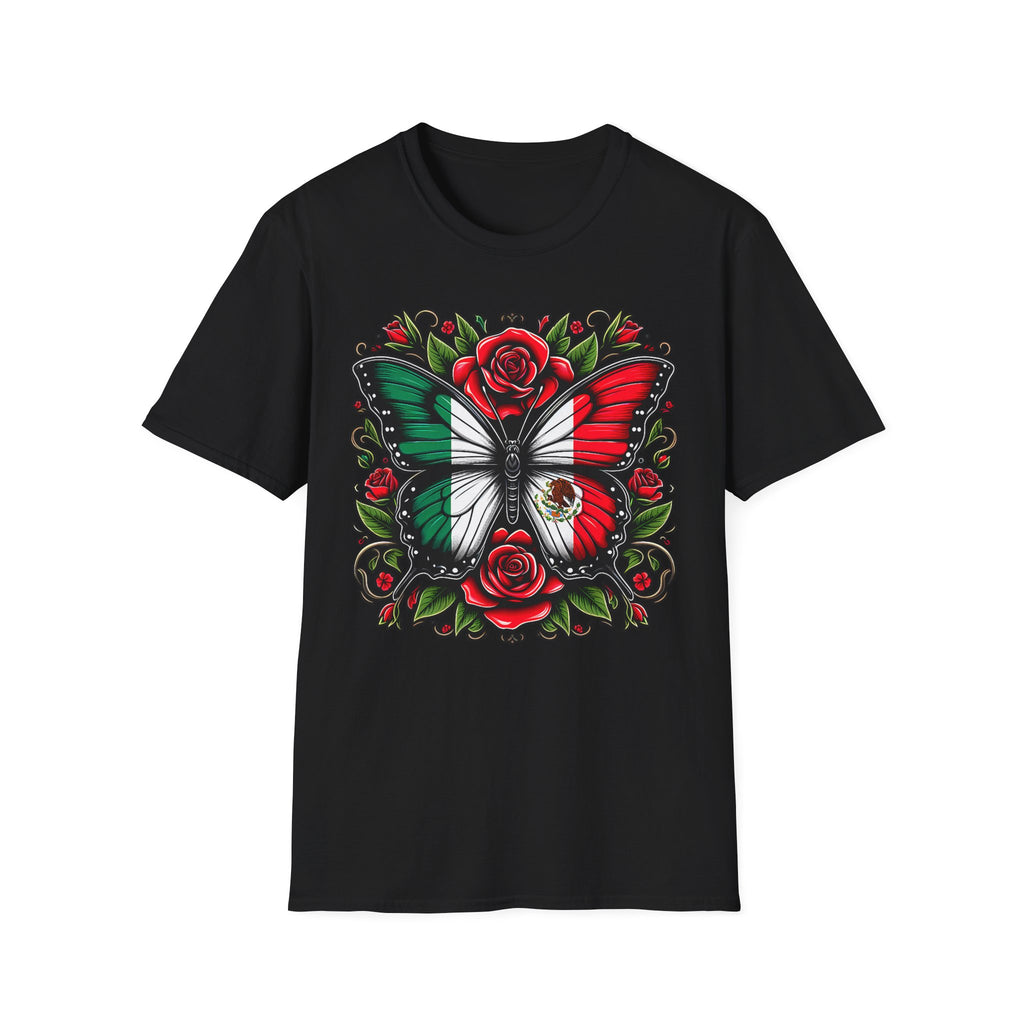 Mexican Flag Butterfly T-Shirt — Rose & Eagle Graphic Tee