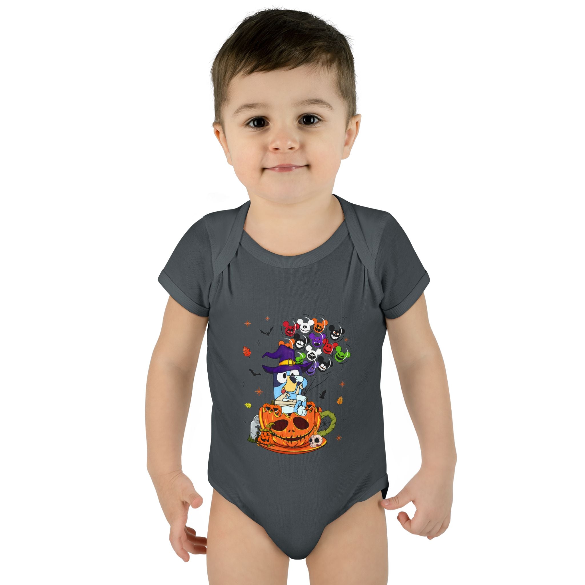 Infant Halloween Witch Pumpkin Bodysuit – Cute Baby Trick-or-Treat Costume