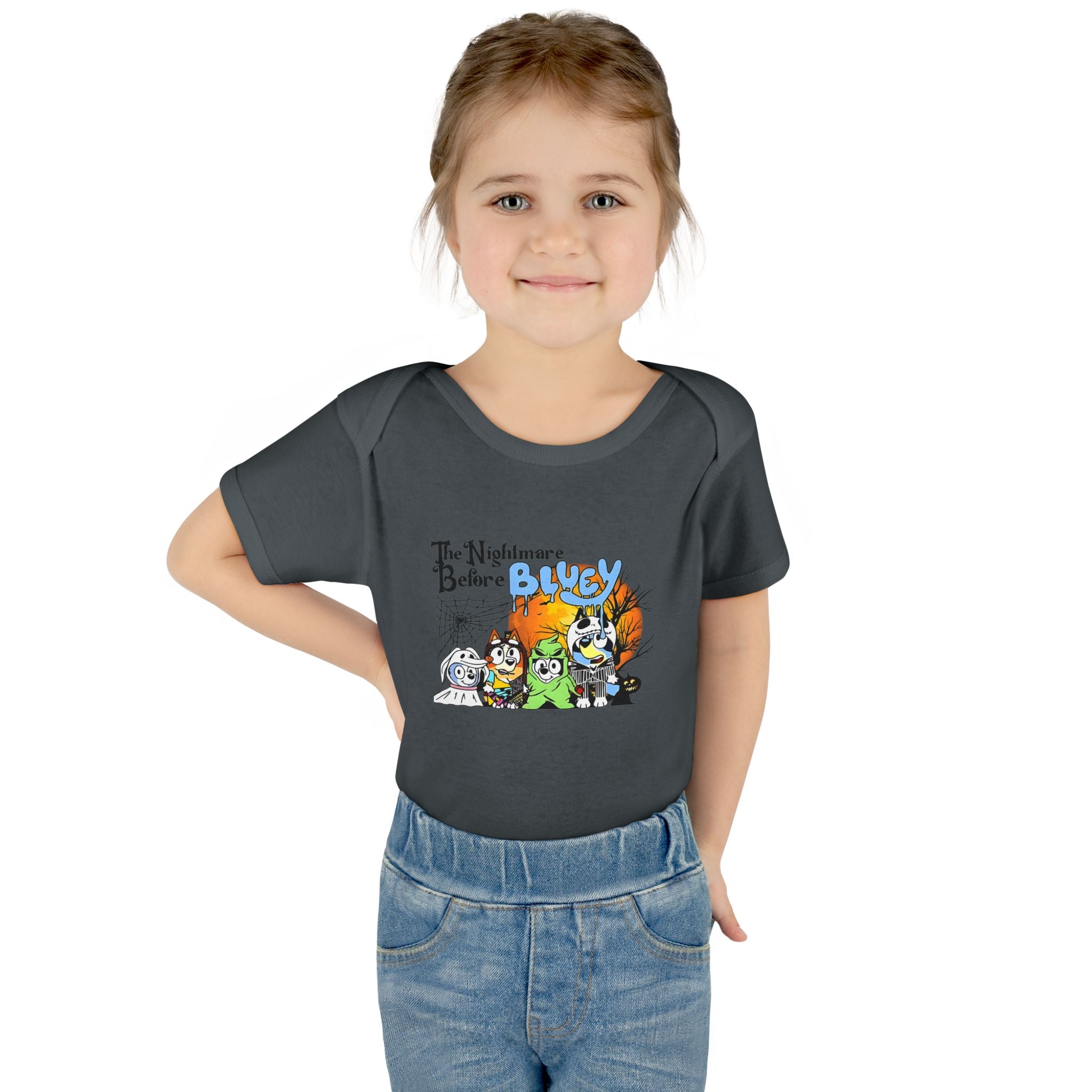 Baby Bodysuit - Cute Cartoon Halloween Infant Onesie