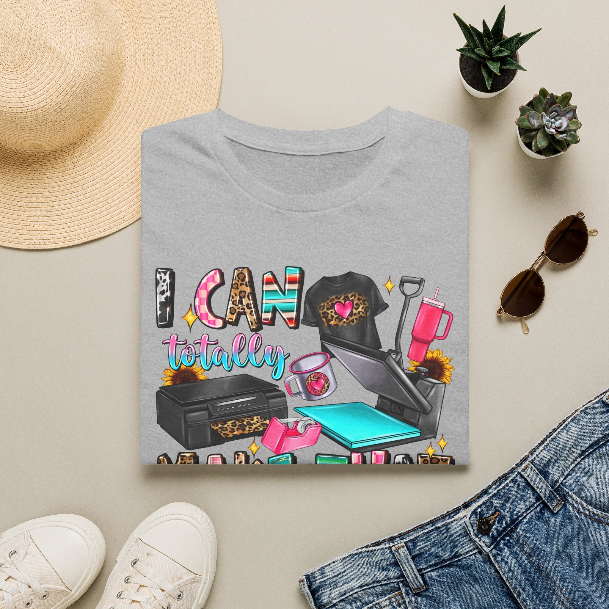 T-Shirt — "I Can Totally Make That" Crafting Tools Graphic Tee
