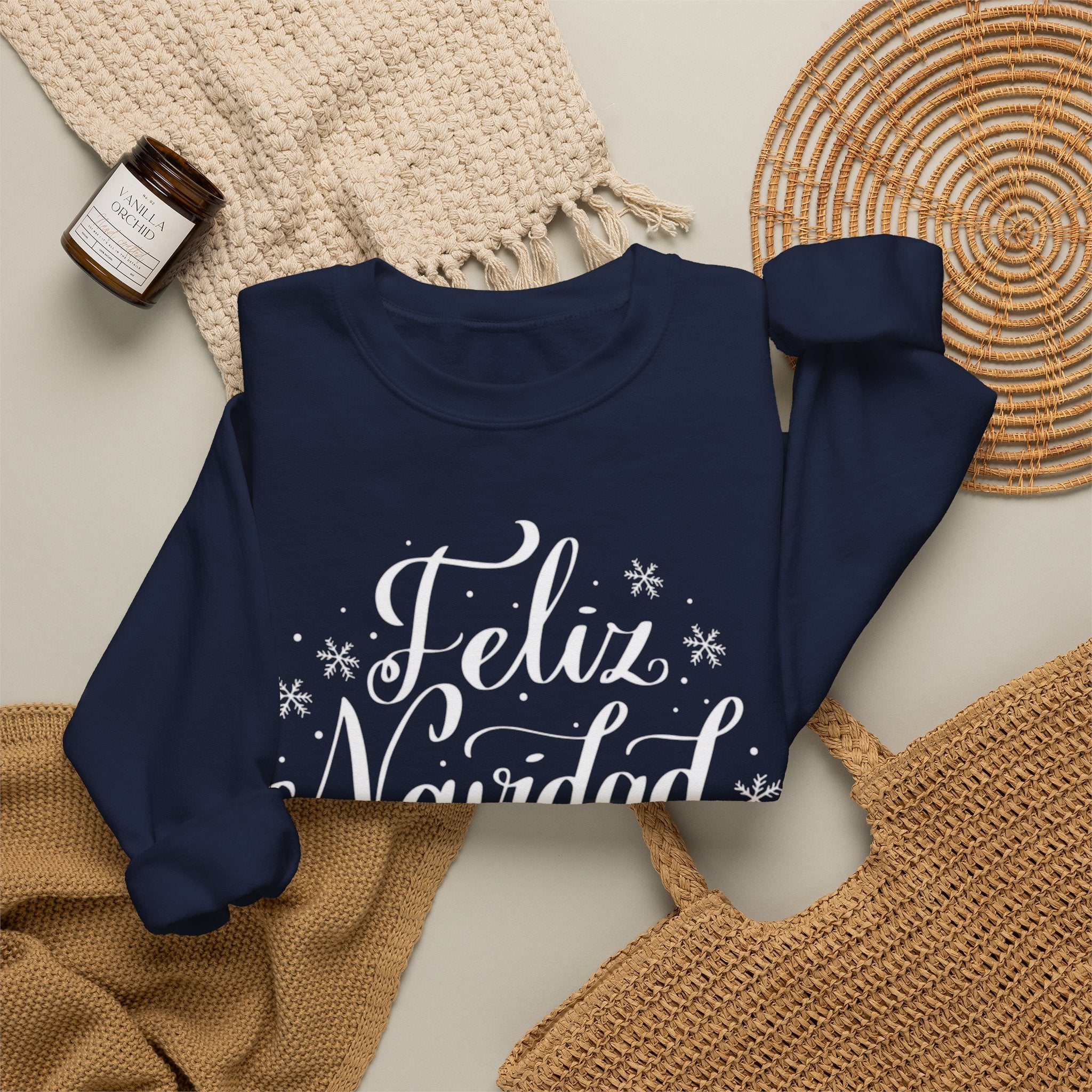 Feliz Navidad Sweatshirt – Festive Spanish Christmas Crewneck