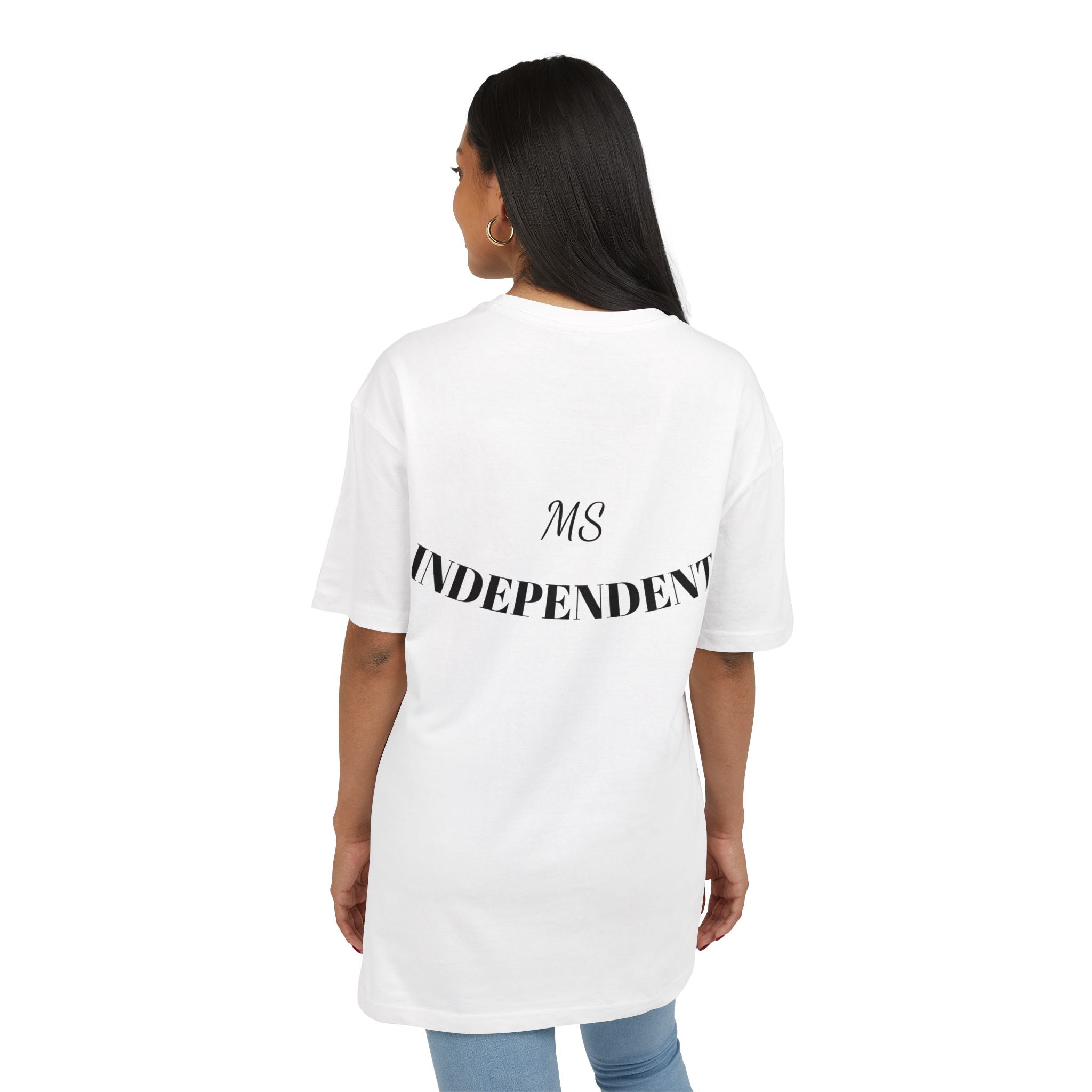 Ms Independent Oversize Tee — Graphic Statement T‑Shirt