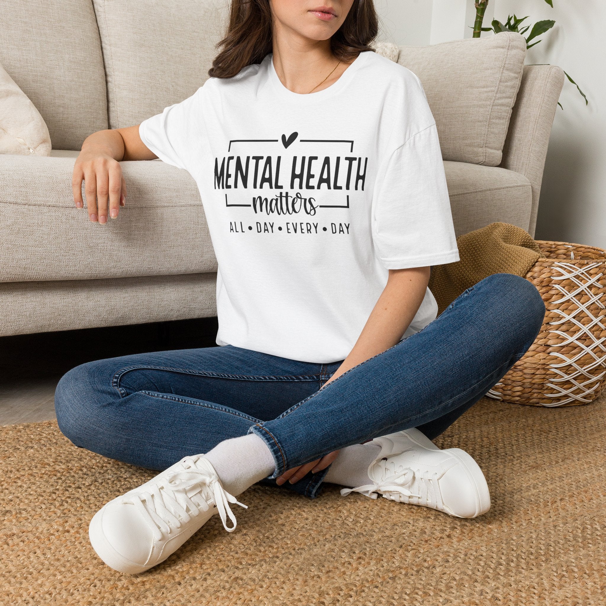 Mental Health Matters T‑Shirt — All Day Every Day Awareness Tee