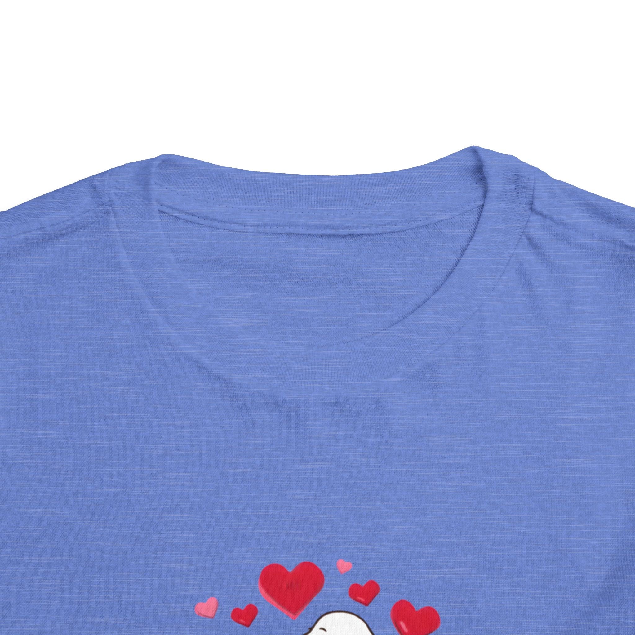 Toddler Tee — Cute Puppy “Love Is in the Air” Valentine Shirt
