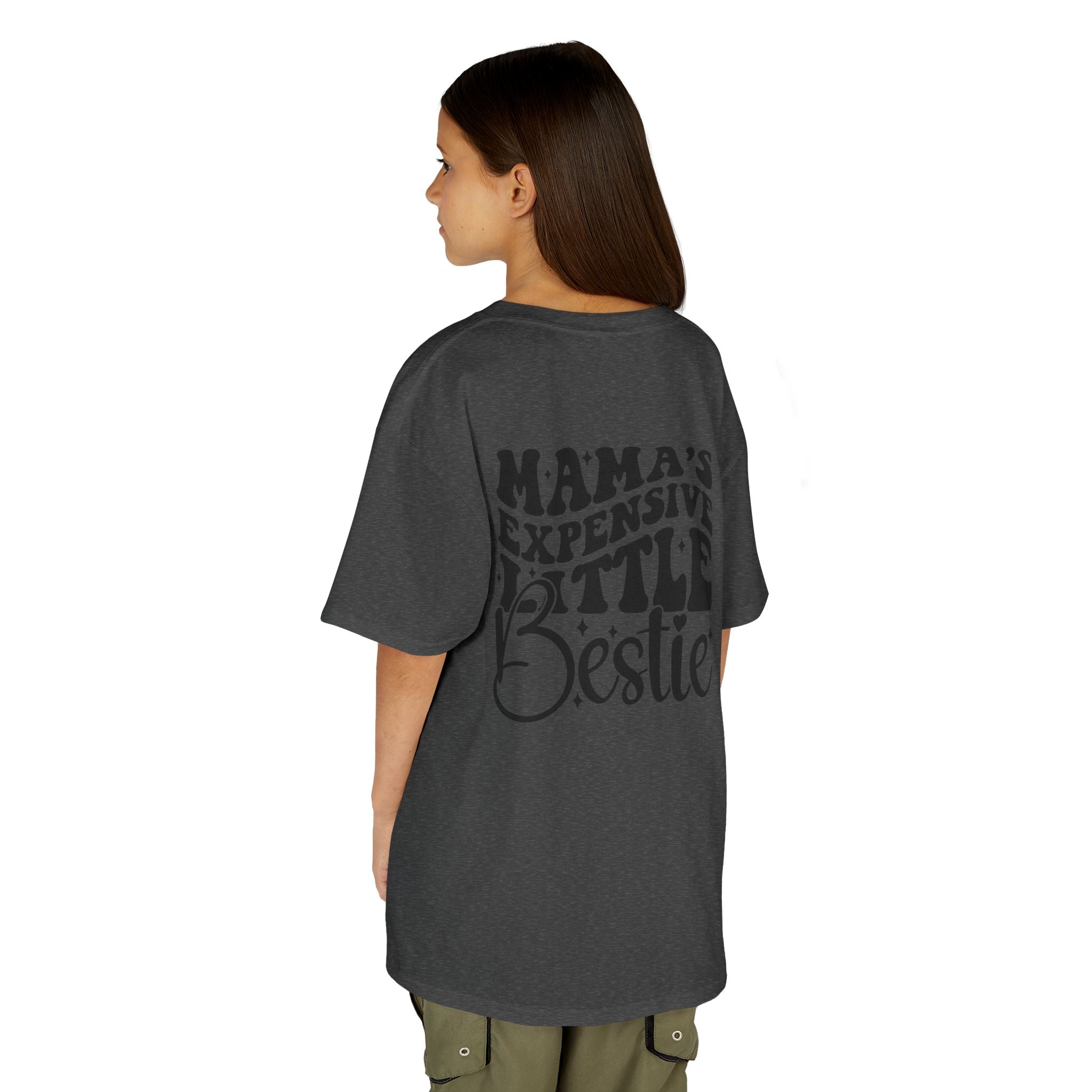 Kids Tee — "Mama’s Expensive Little Bestie" Graphic Shirt